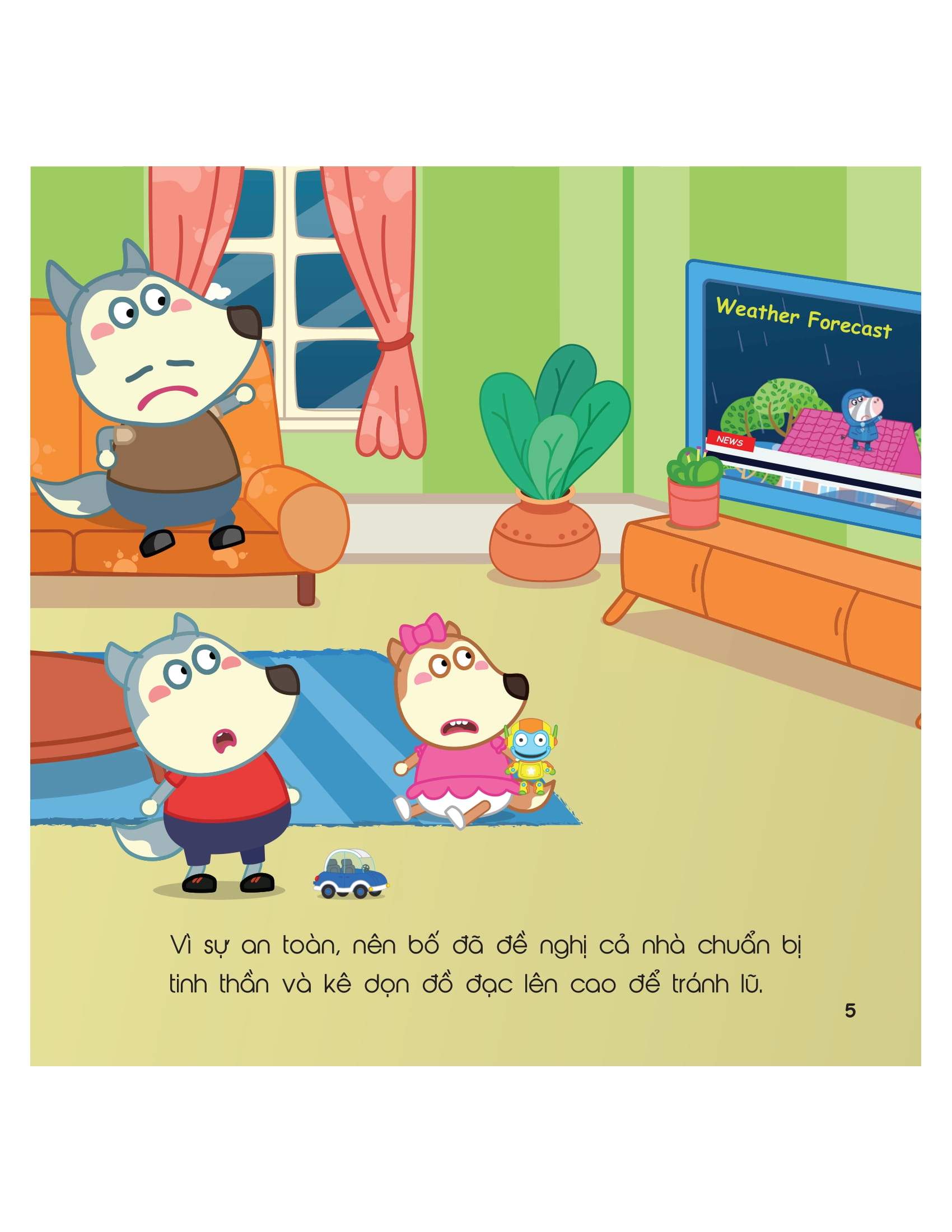 kỹ năng sống - cùng wolfoo rèn kỹ năng an toàn - khi xảy ra lũ lụt