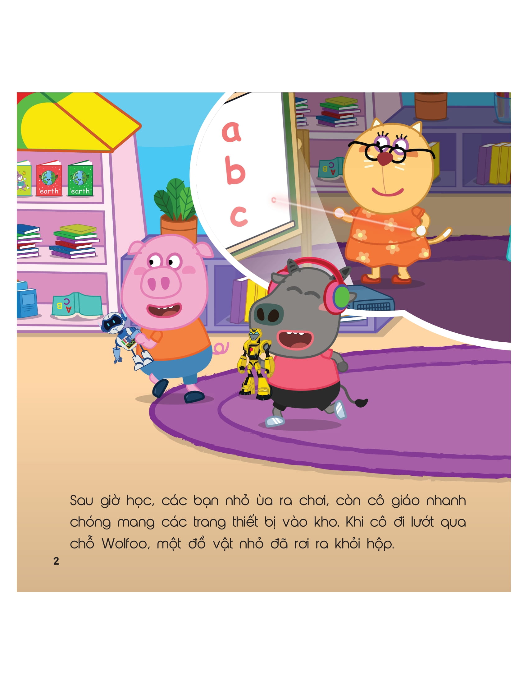 kỹ năng sống - cùng wolfoo rèn kỹ năng an toàn - trong lớp học