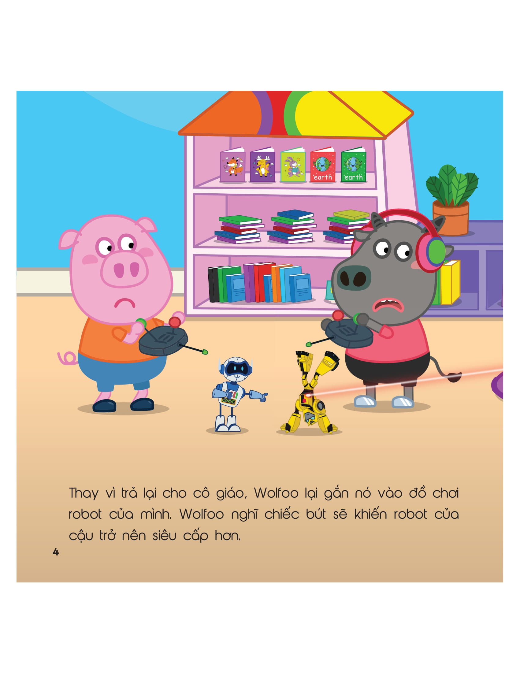 kỹ năng sống - cùng wolfoo rèn kỹ năng an toàn - trong lớp học