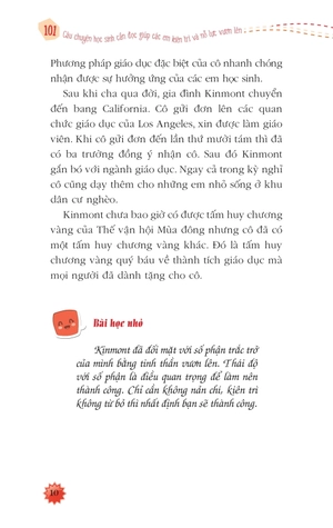 kỹ năng sống dành cho học sinh - 101 câu chuyện học sinh cần đọc - giúp các em kiên trì và nỗ lực vươn lên (tái bản 2024)