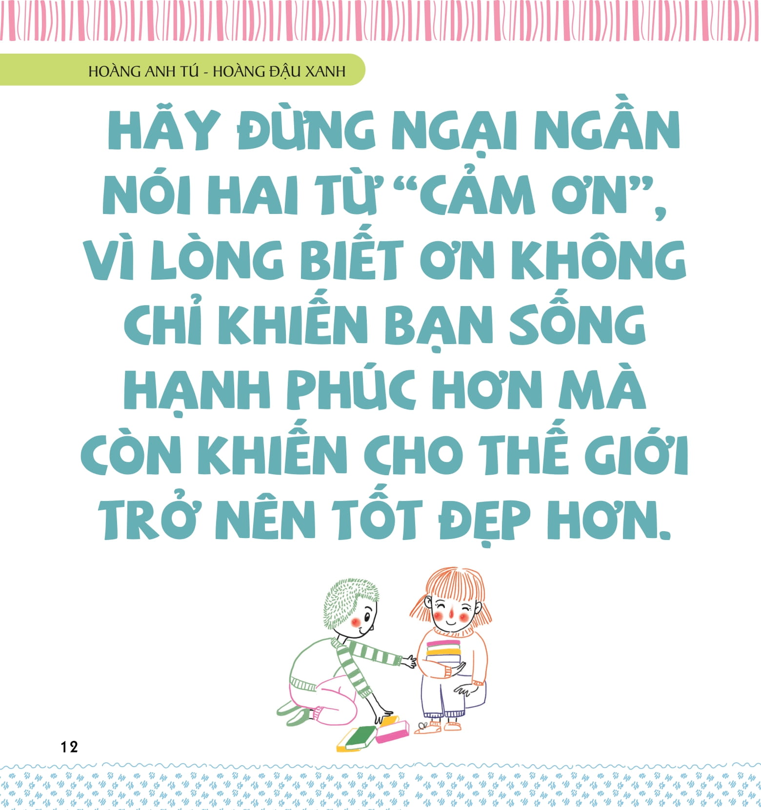 kỹ năng sống dành cho học sinh - học nói lời cảm ơn (tái bản)