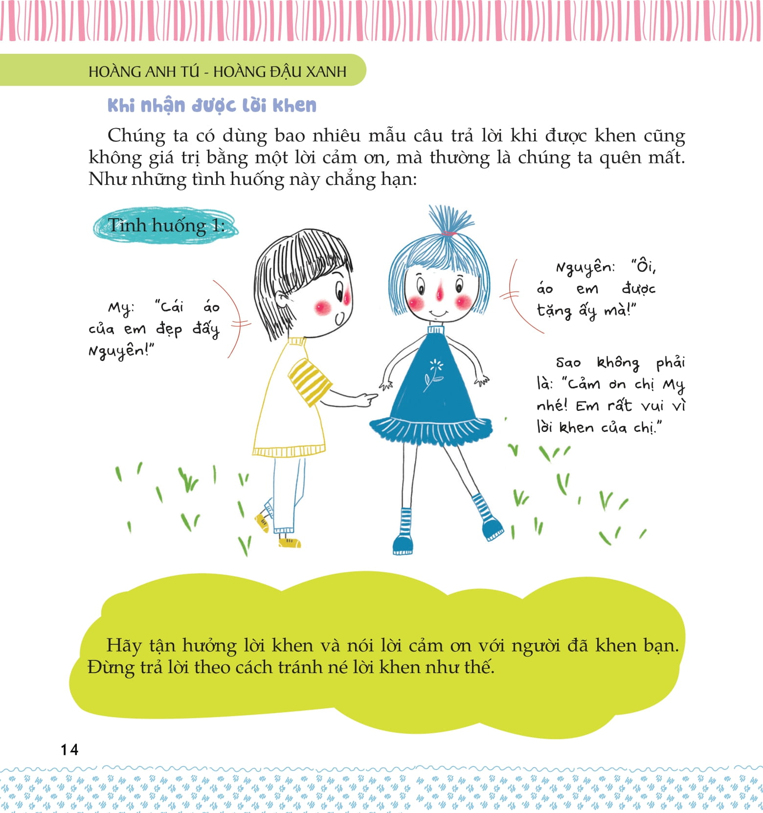 kỹ năng sống dành cho học sinh - học nói lời cảm ơn (tái bản)