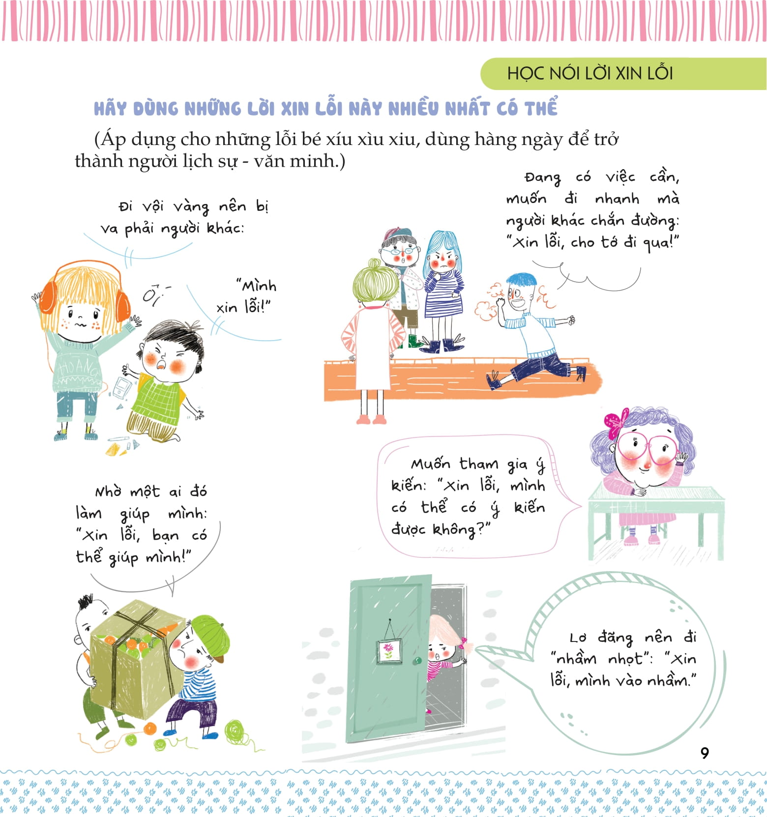 kỹ năng sống dành cho học sinh - học nói lời xin lỗi (tái bản)