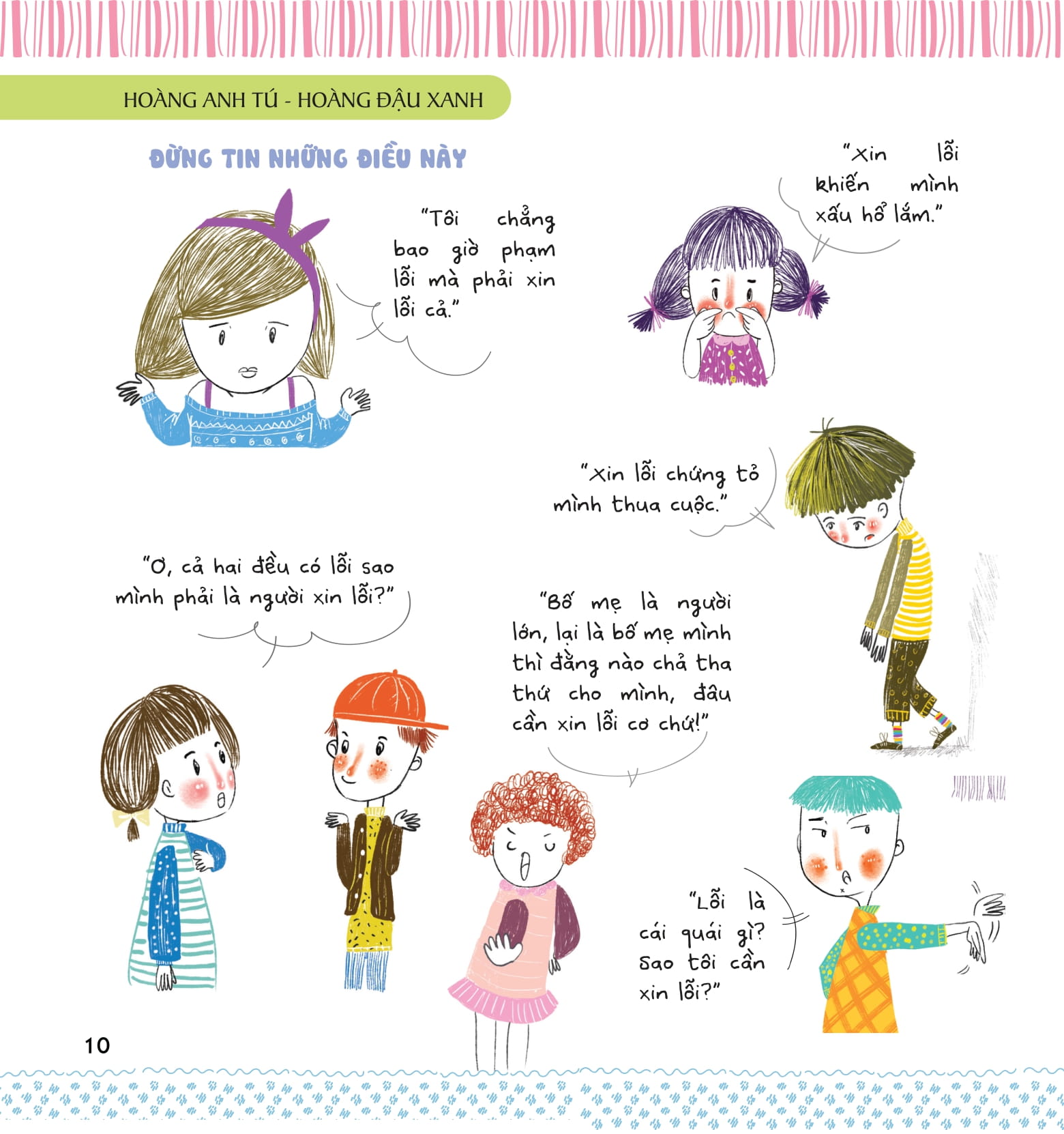 kỹ năng sống dành cho học sinh - học nói lời xin lỗi (tái bản)