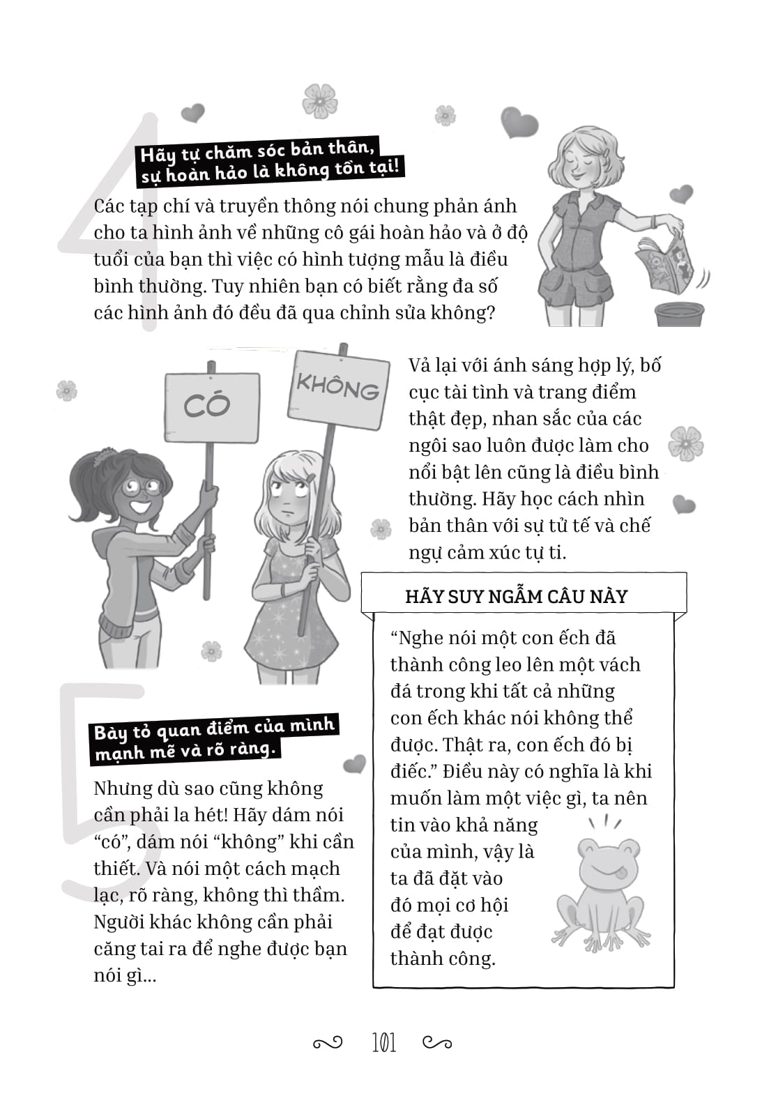 kỹ năng sống dành cho học sinh - mẹo cực hay - con gái tự tin sáng tạo