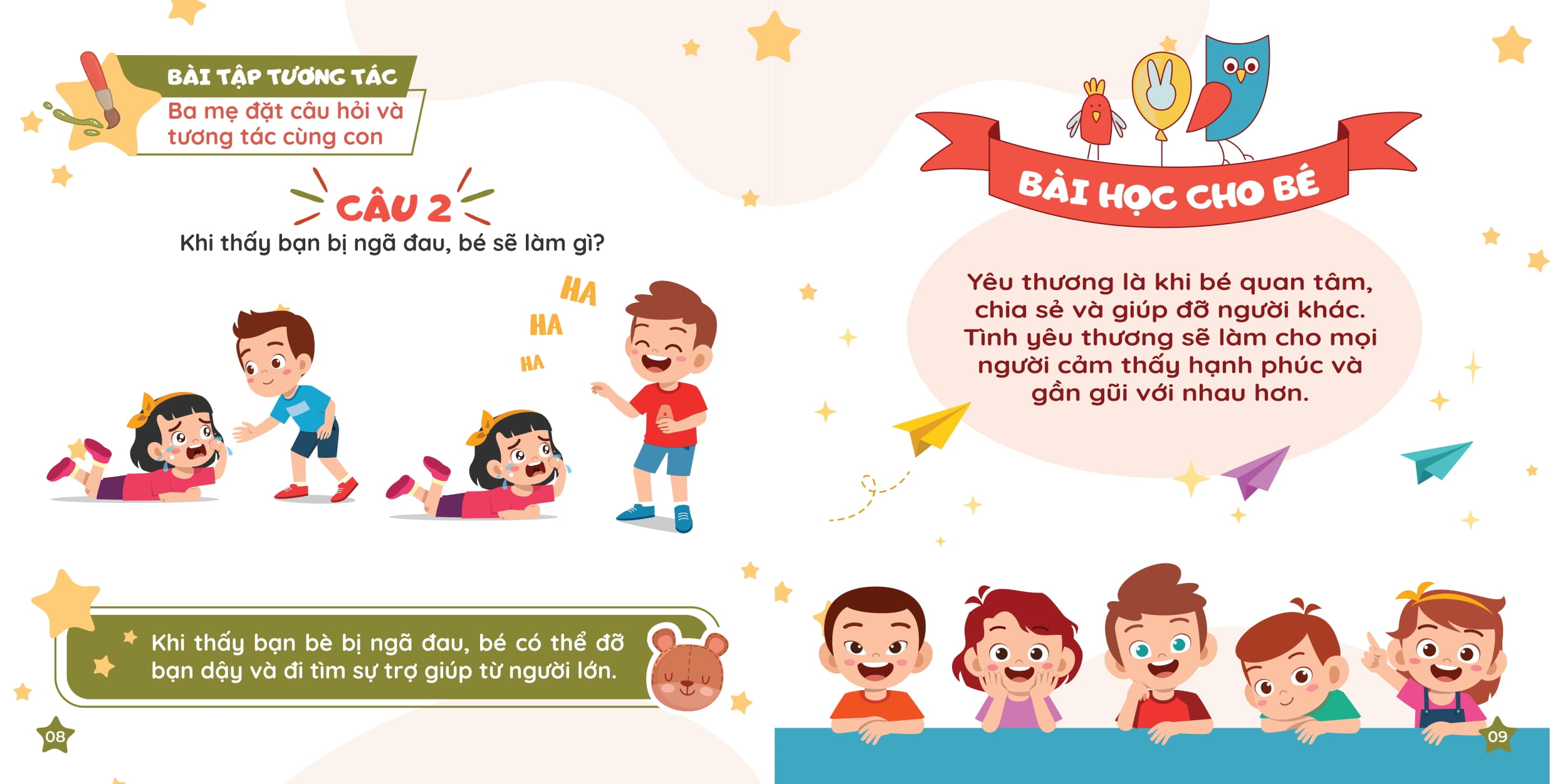 Ky Nang Song Danh Cho Tre Mam Non - Day Be Bai Hoc Dao Duc Va Cam Xuc - Con Biet Yeu Thuong Moi Nguoi