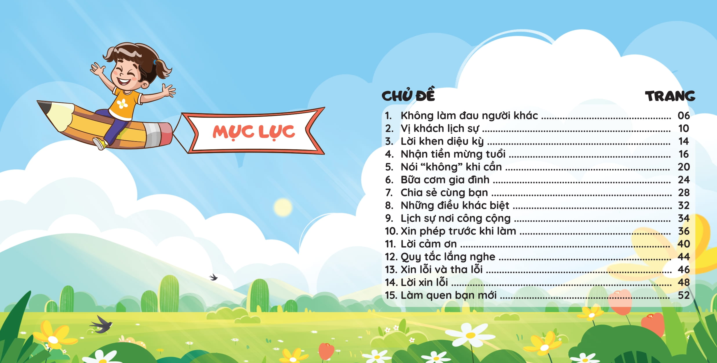 Ky Nang Song Danh Cho Tre Mam Non - Day Be Giao Tiep Ung Xu - Con Biet Noi Cam On Roi