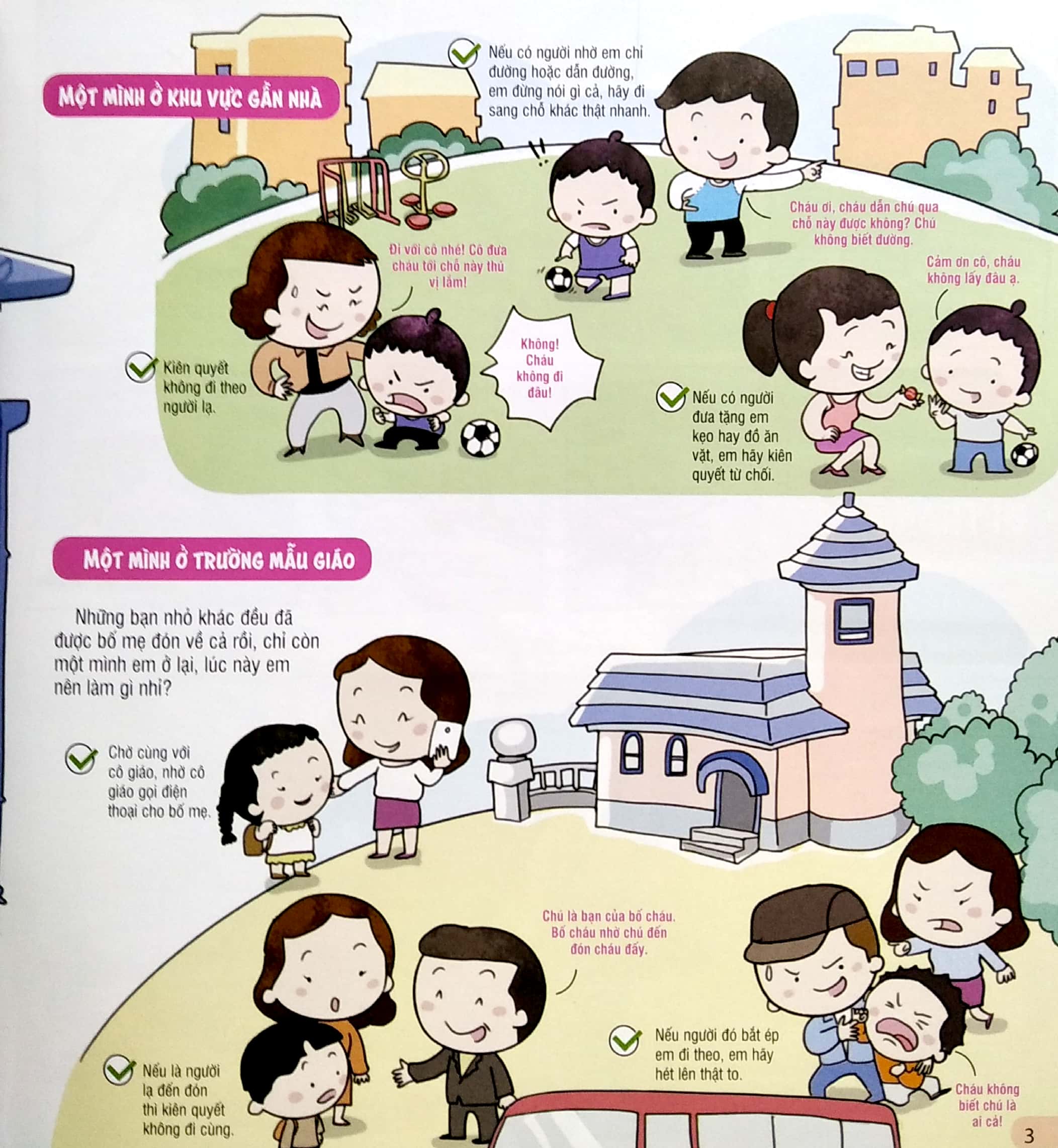 kỹ năng sống đầu đời cho bé - kiến thức bảo vệ bản thân