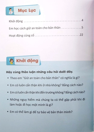 kỹ năng sống - em học cách giữ an toàn cho bản thân