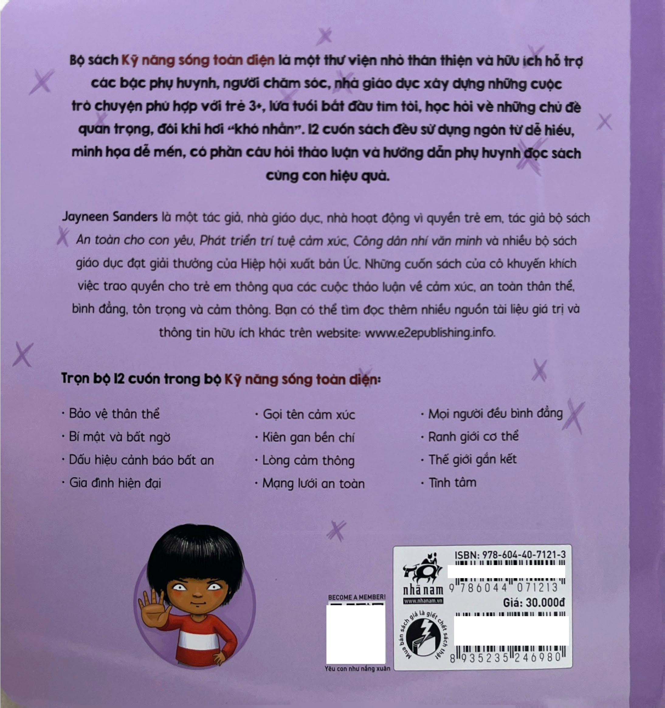 Kỹ Năng Sống Toàn Diện - 12 Chủ Đề Lớn Cho Bạn Nhỏ 3+ - Bảo Vệ Thân Thể