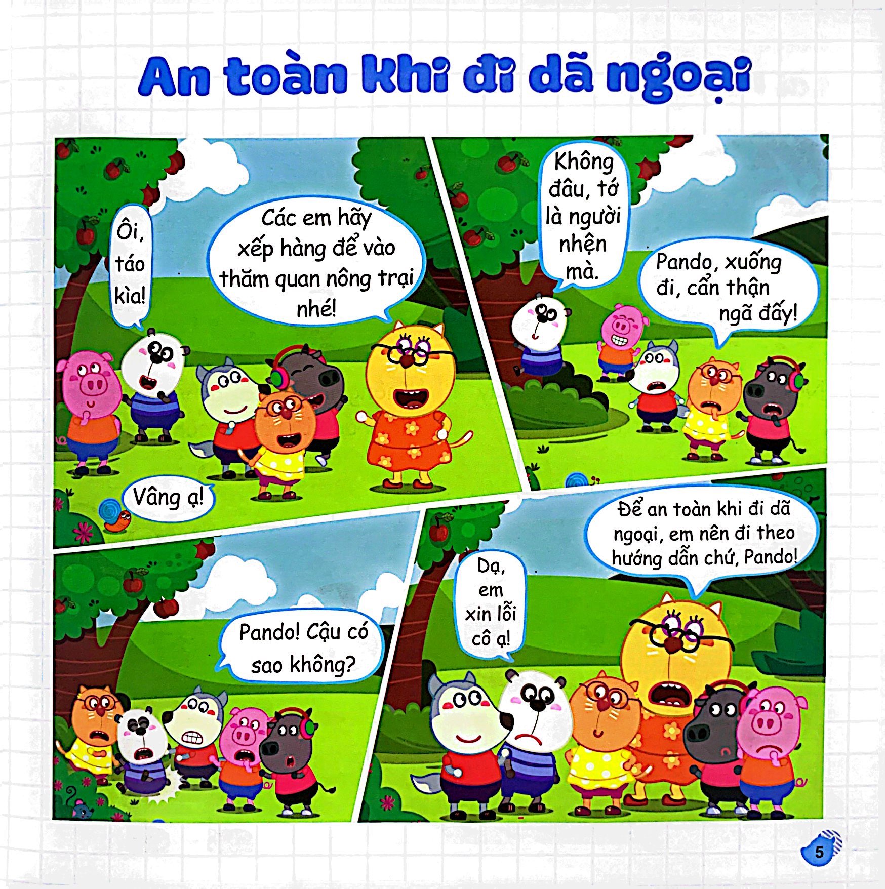 kỹ năng sống - wolfoo học cách bảo vệ bản thân