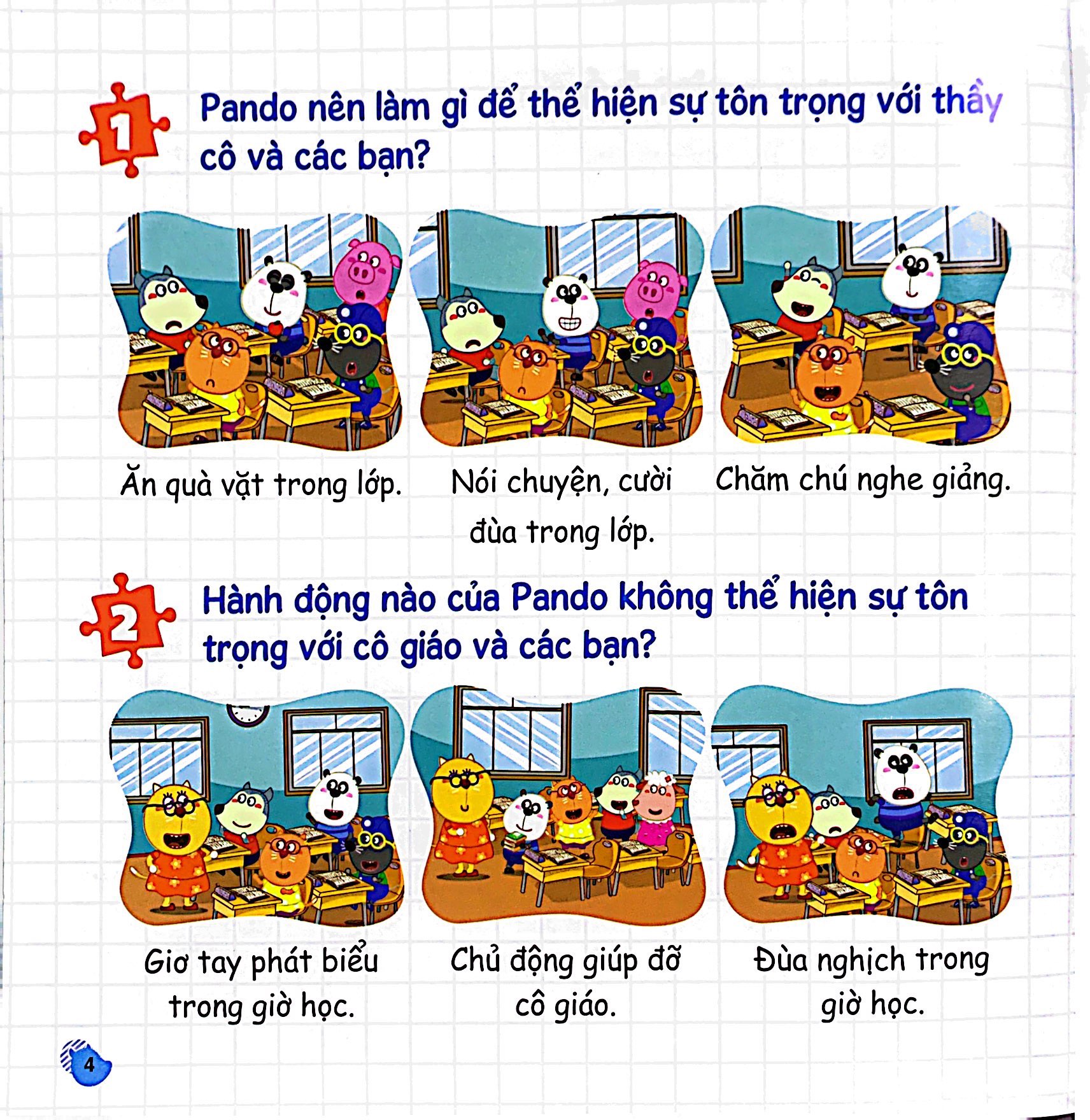 kỹ năng sống - wolfoo học cách giải quyết vấn đề