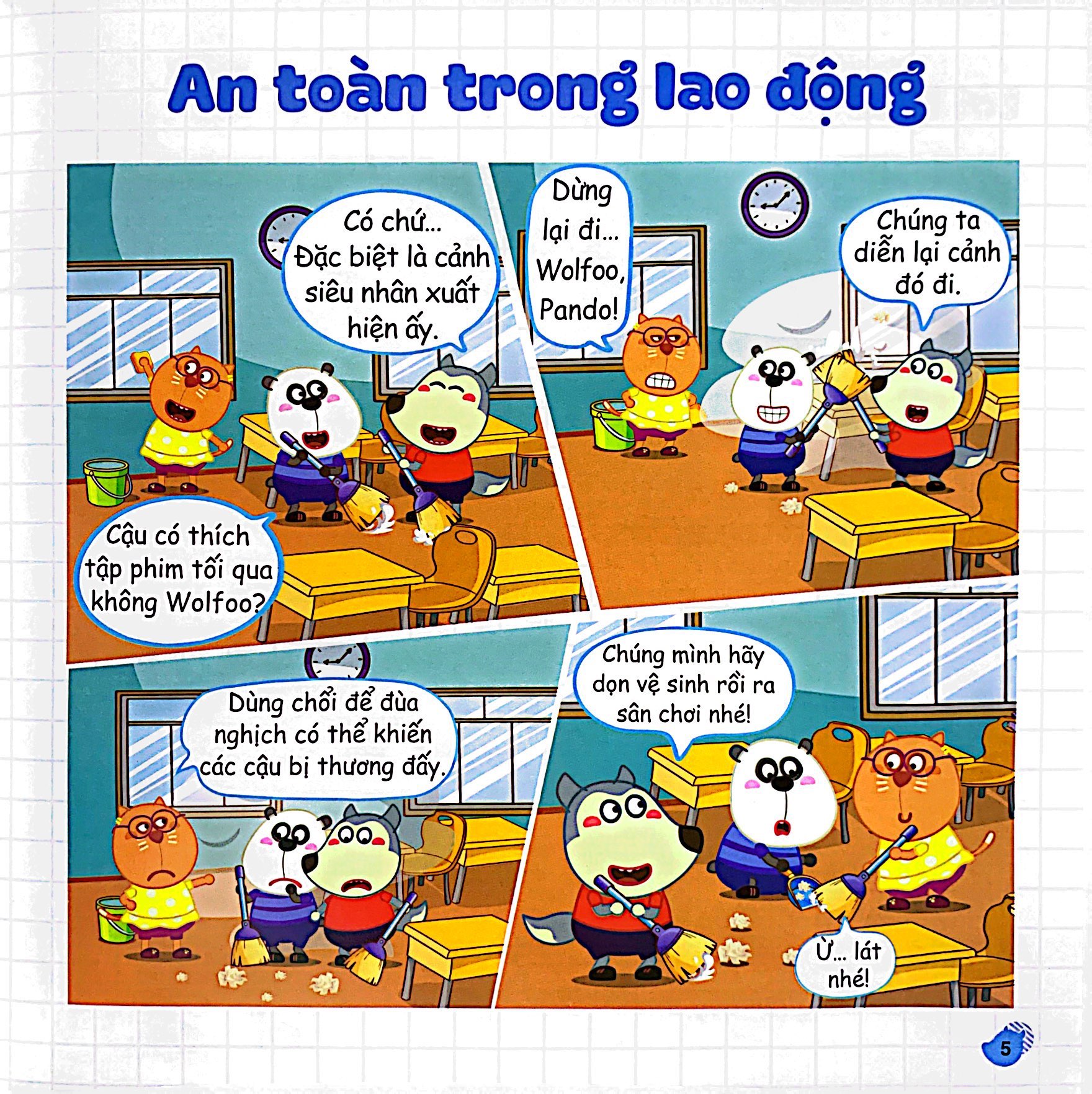 kỹ năng sống - wolfoo học cách giải quyết vấn đề