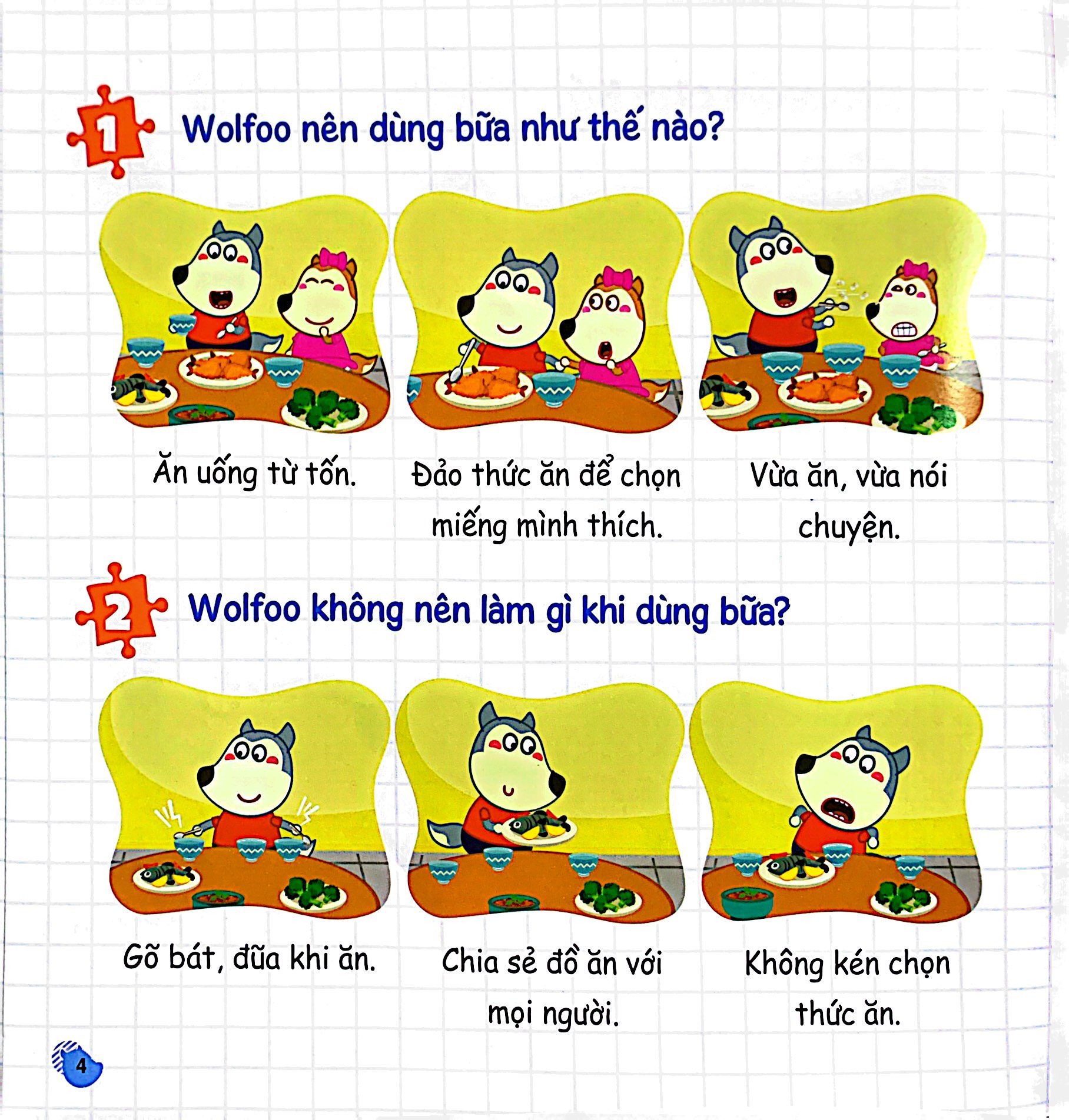 kỹ năng sống - wolfoo học cách giao tiếp ứng xử