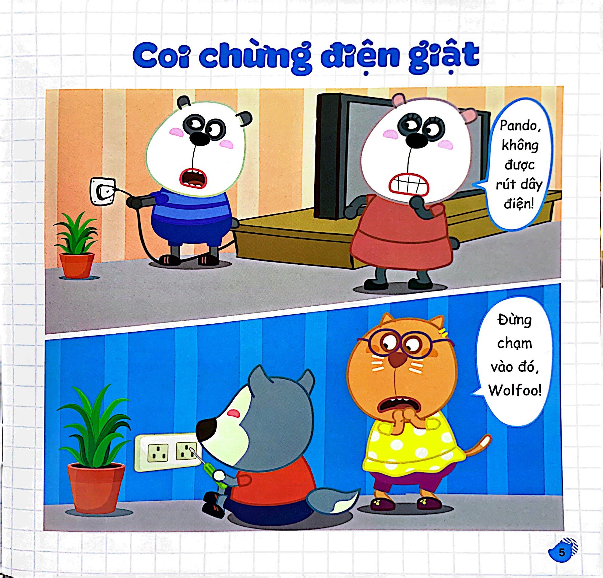 kỹ năng sống - wolfoo học cách giữ an toàn