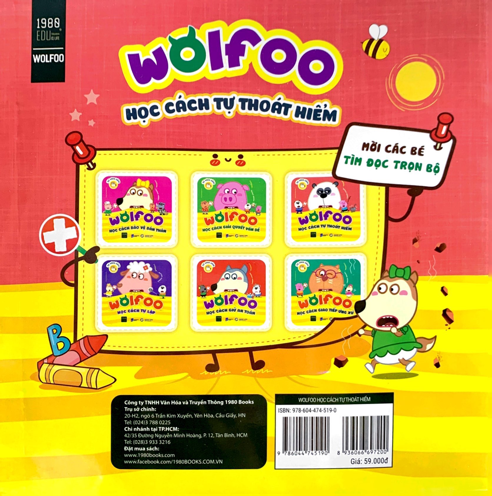 kỹ năng sống - wolfoo học cách tự thoát hiểm