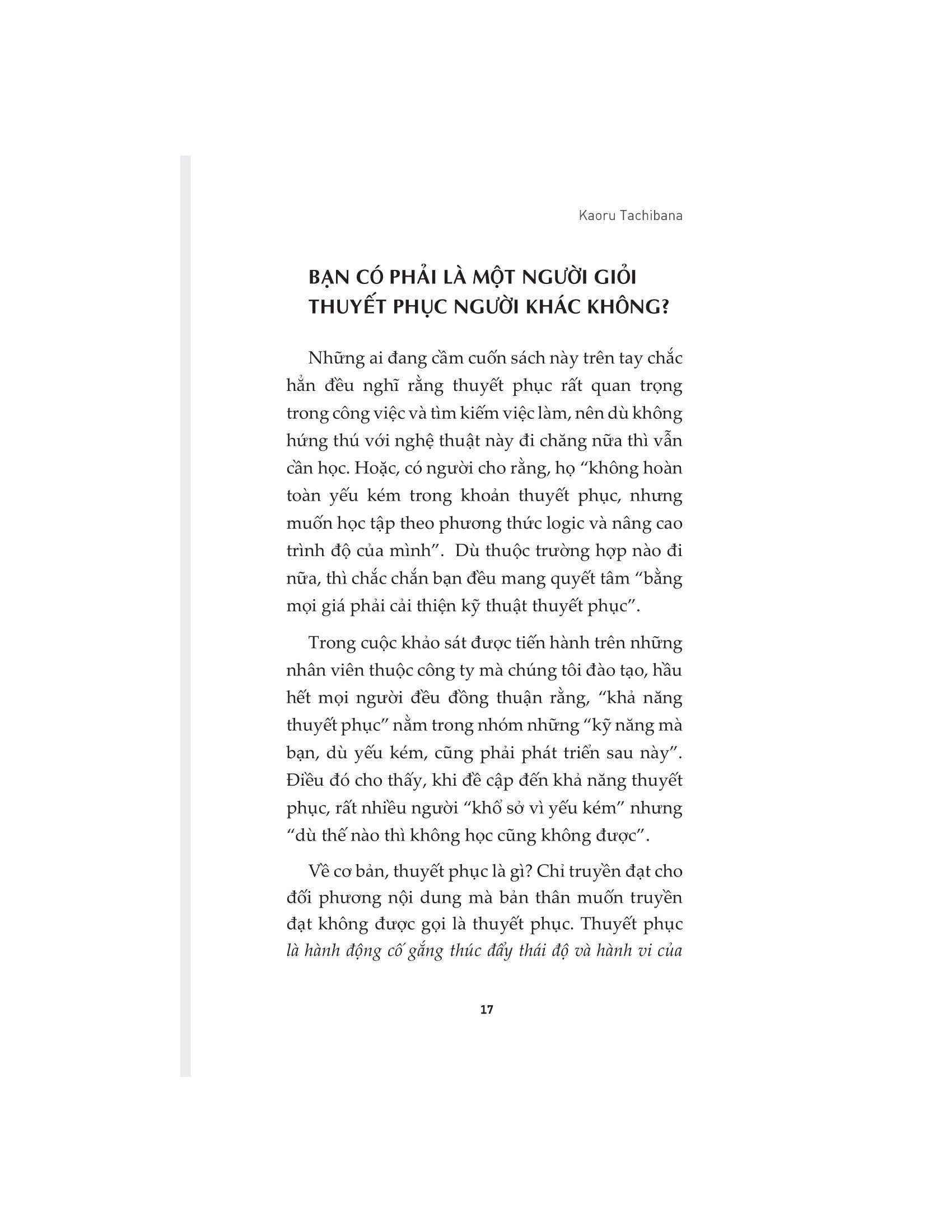 kỹ năng thuyết phục trong giao tiếp