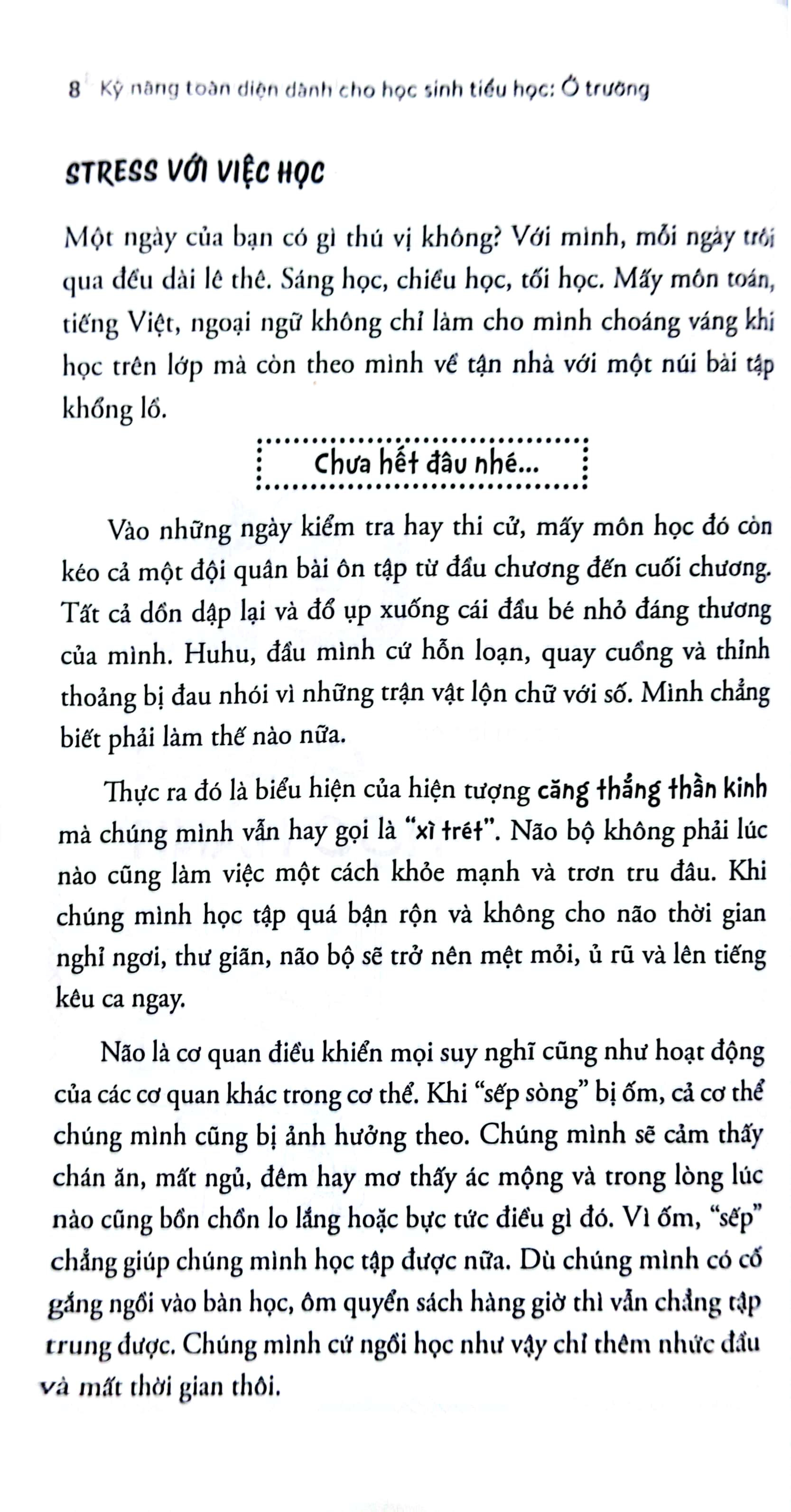 kỹ năng toàn diện dành cho học sinh tiểu học - ở trường