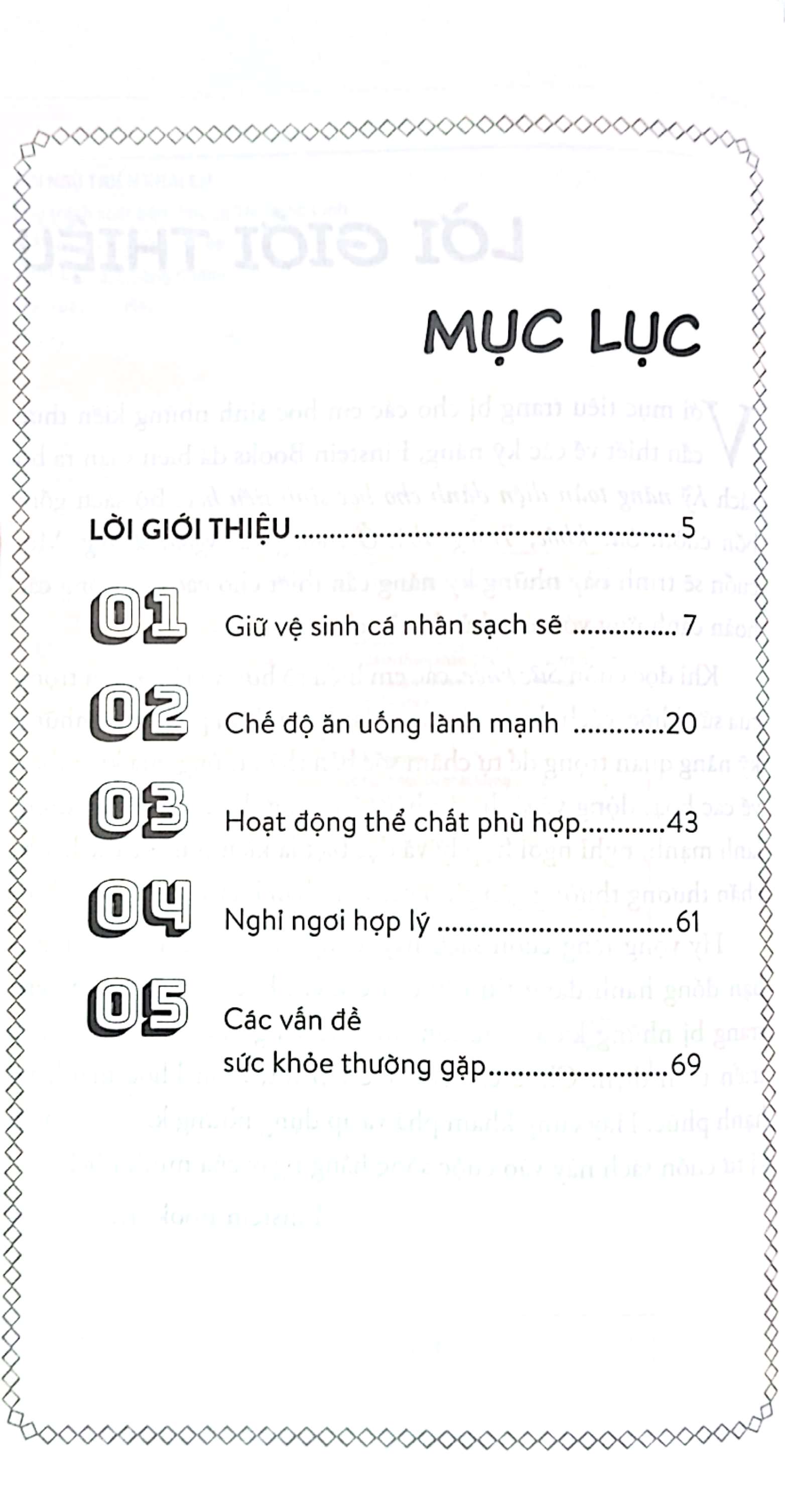 kỹ năng toàn diện dành cho học sinh tiểu học - sức khỏe