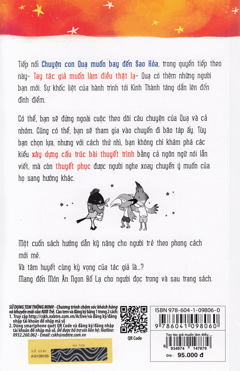 kỹ năng trình bày không chỉ của thiên tài - tay tác giả muốn làm điều thật lạ