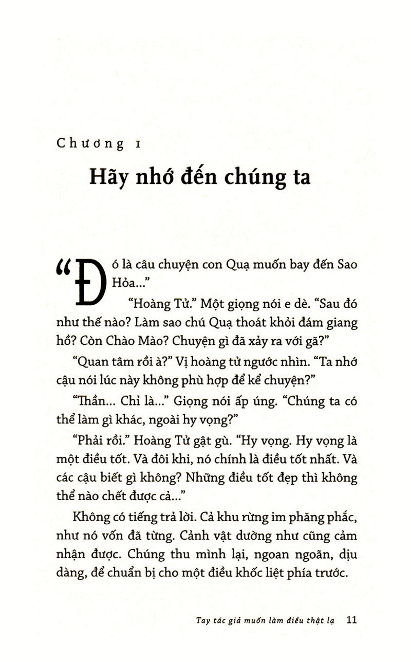 kỹ năng trình bày không chỉ của thiên tài - tay tác giả muốn làm điều thật lạ