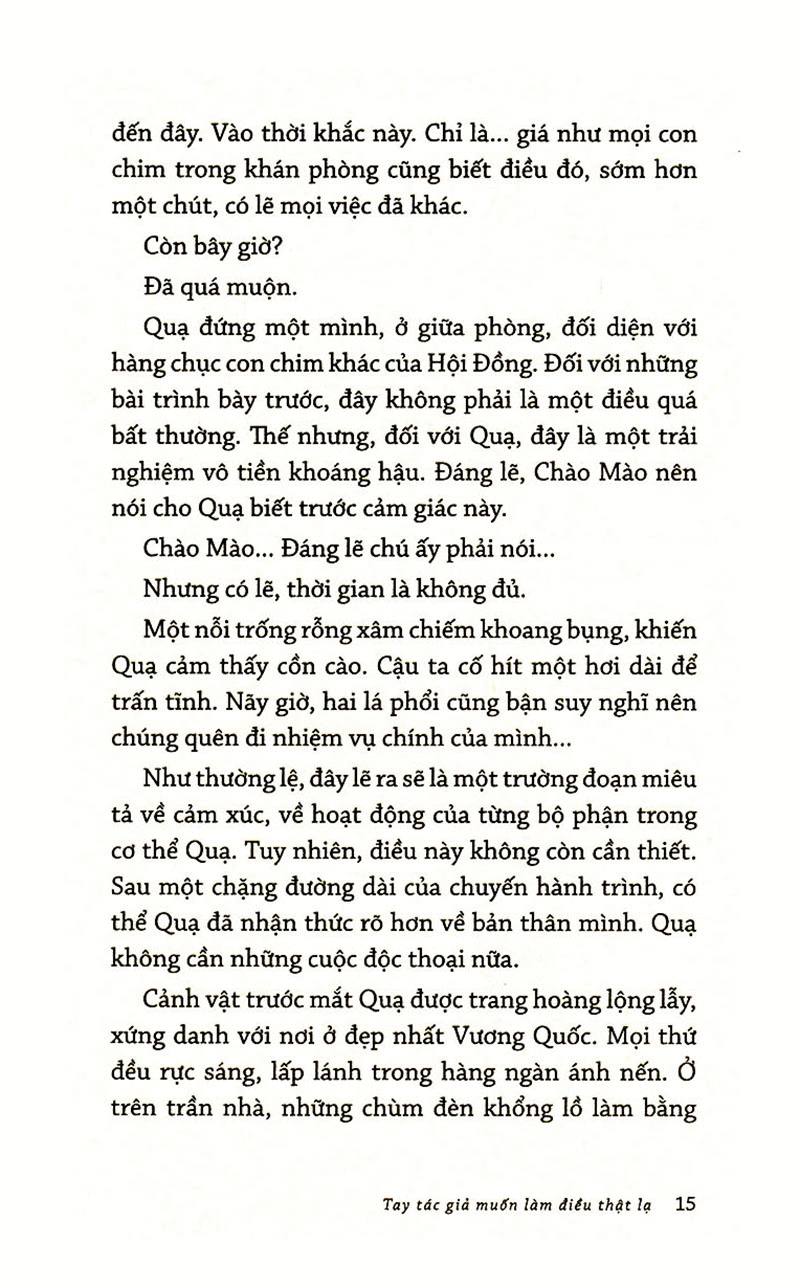 kỹ năng trình bày không chỉ của thiên tài - tay tác giả muốn làm điều thật lạ