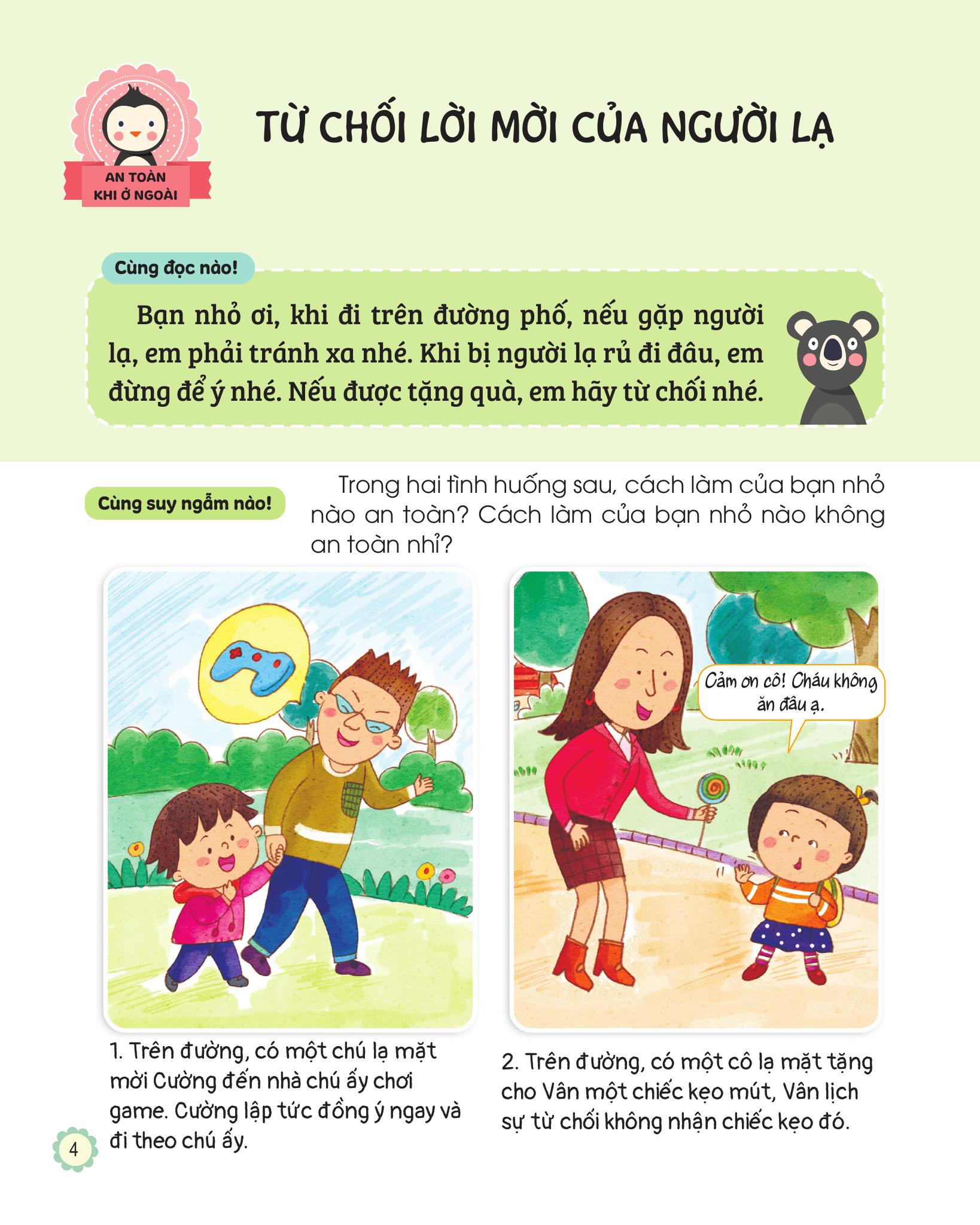 kỹ năng tự bảo vệ bản thân - an toàn khi ở ngoài