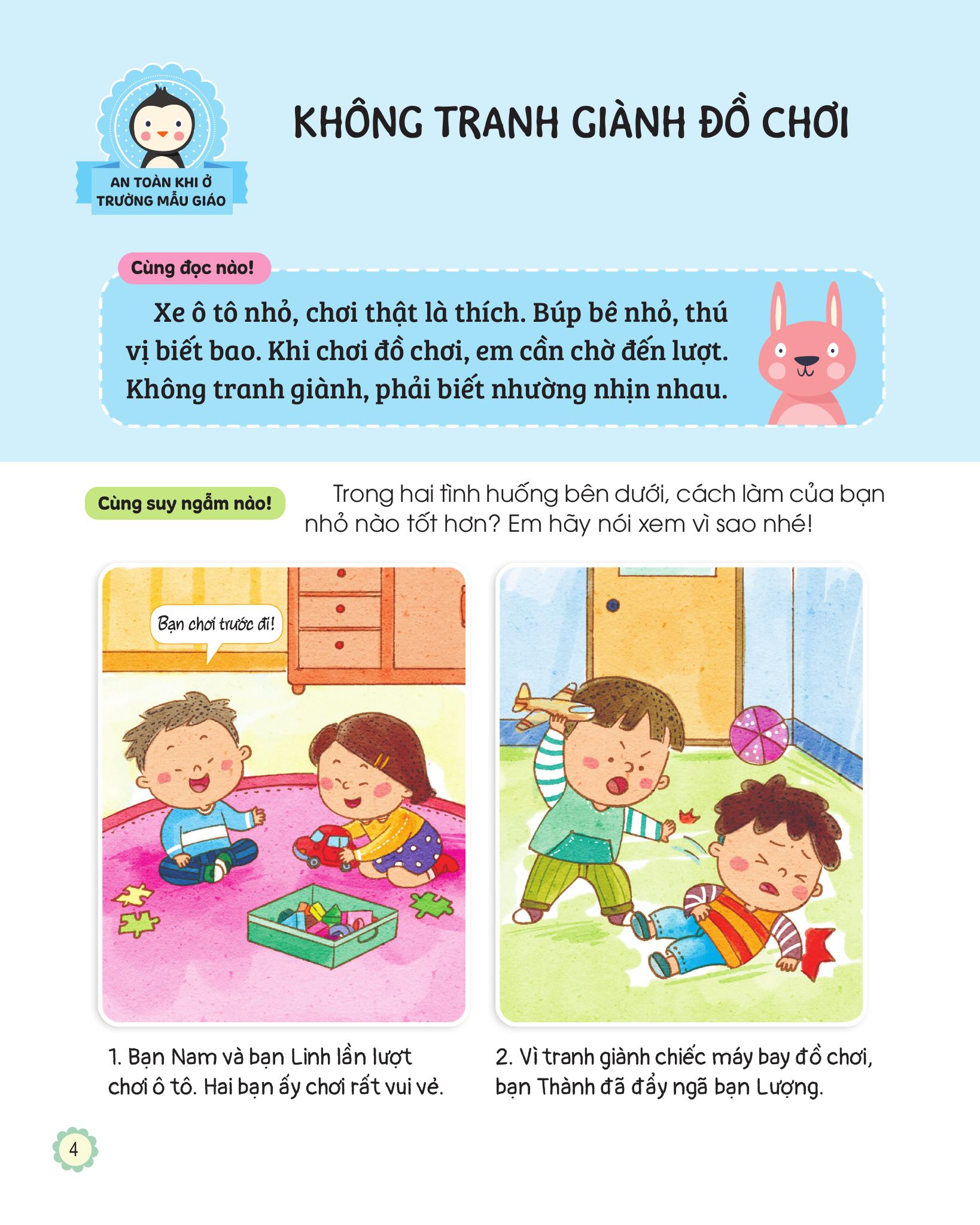 kỹ năng tự bảo vệ bản thân - an toàn khi ở trường mẫu giáo