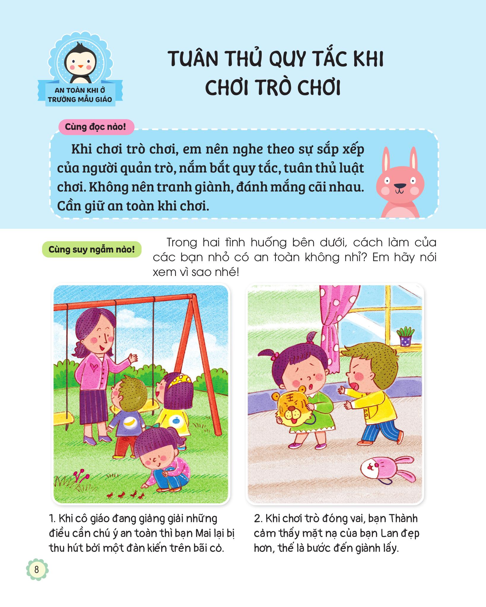 kỹ năng tự bảo vệ bản thân - an toàn khi ở trường mẫu giáo