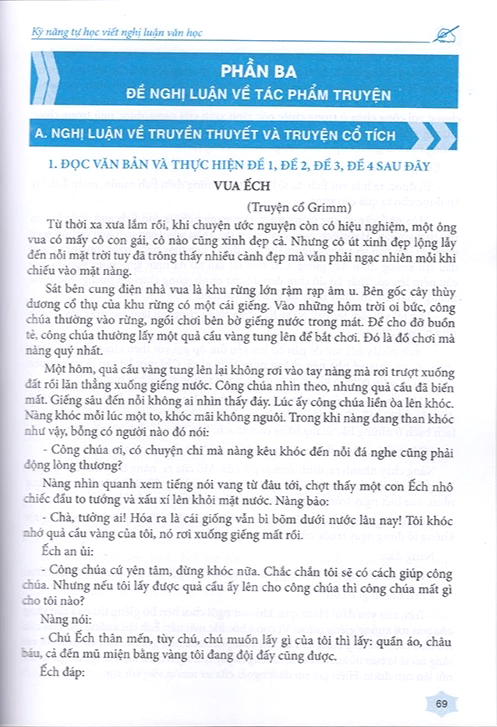 Ky Nang Tu Hoc - Viet Nghi Luan Van Hoc Ve Tac Pham Ngoai SGK - Quyen 2 - Tac Pham Truyen (Dung Cho Lop 6,7,8,9 Va Luyen Thi Vao Lop 10 )