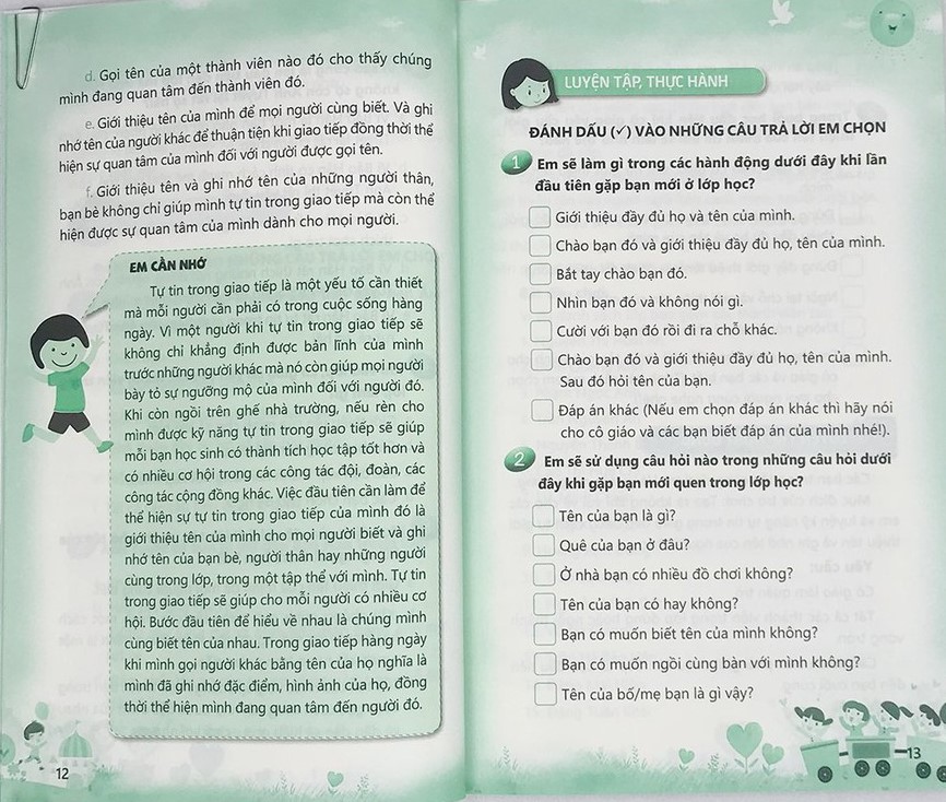 kỹ năng tự tin cho học sinh tiểu học