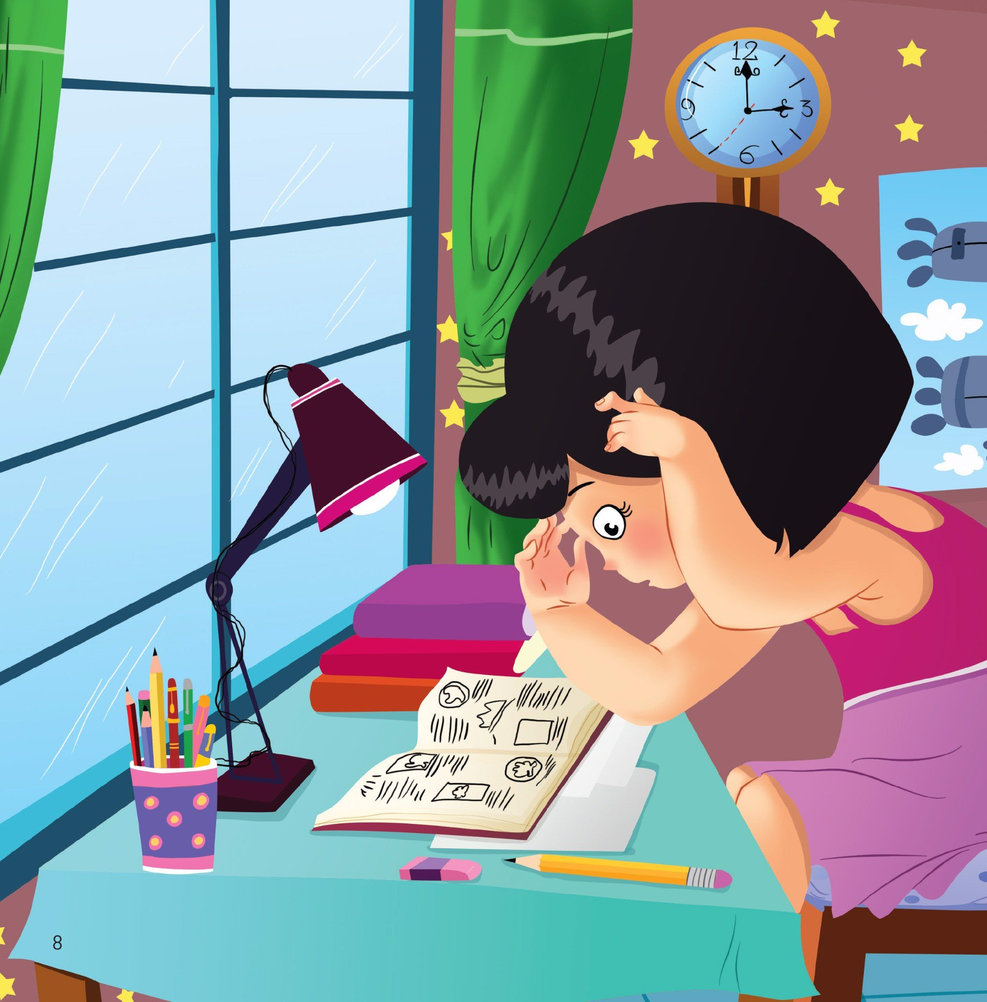 kỹ năng xử lý tình huống cho bé - nhớ bài học không mệt nhọc