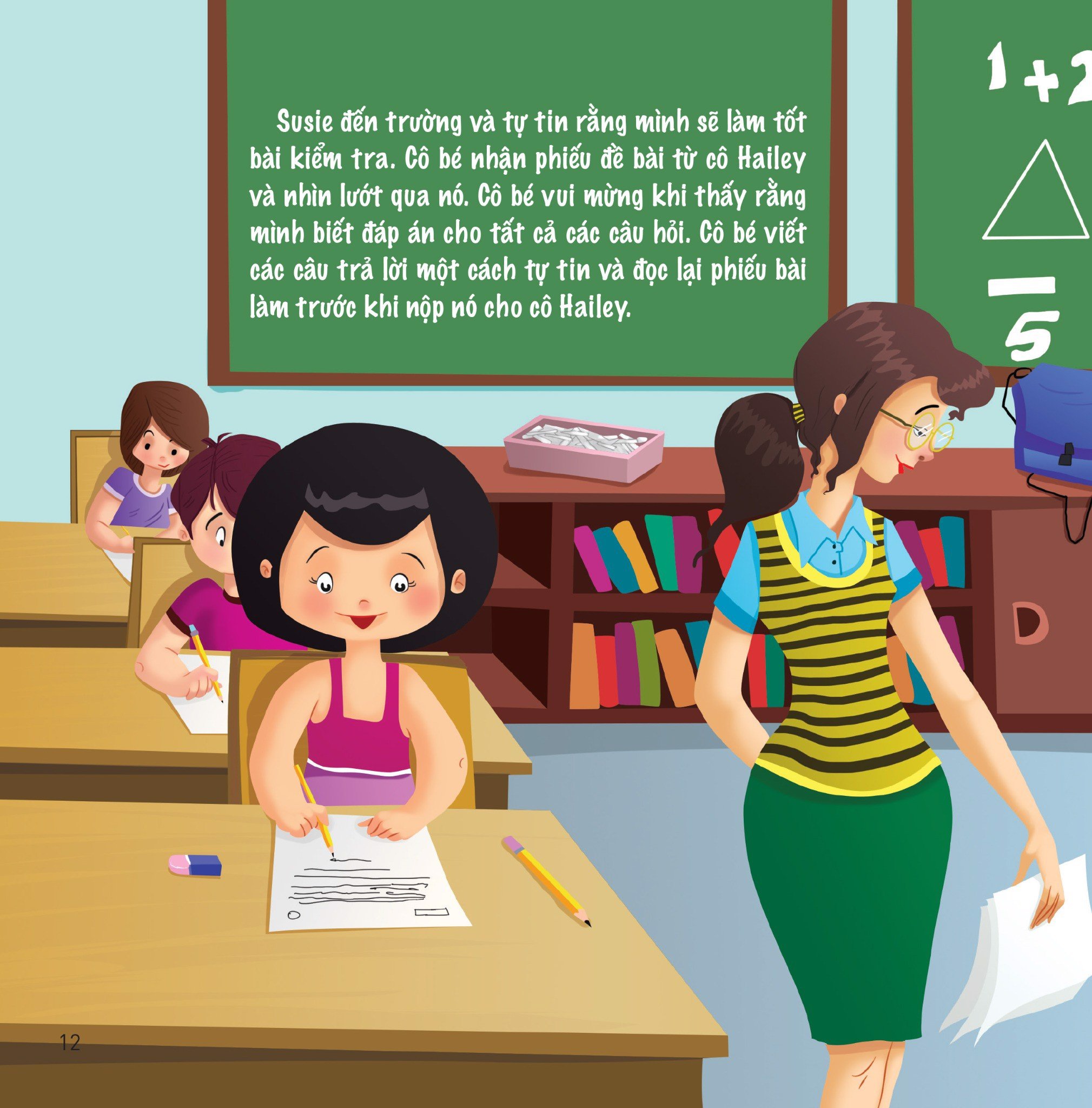 kỹ năng xử lý tình huống cho bé - nhớ bài học không mệt nhọc