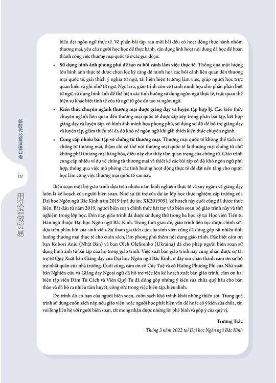 Kỷ Nguyên Mới - Giáo Trình Tiếng Trung Giao Tiếp Thương Mại - Tiếng Trung Thực Chiến Trong Kinh Doanh Quốc Tế