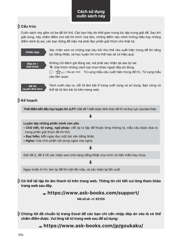 kỳ thi năng lực nhật ngữ n2 - bộ đề luyện thi (3 bộ đề)