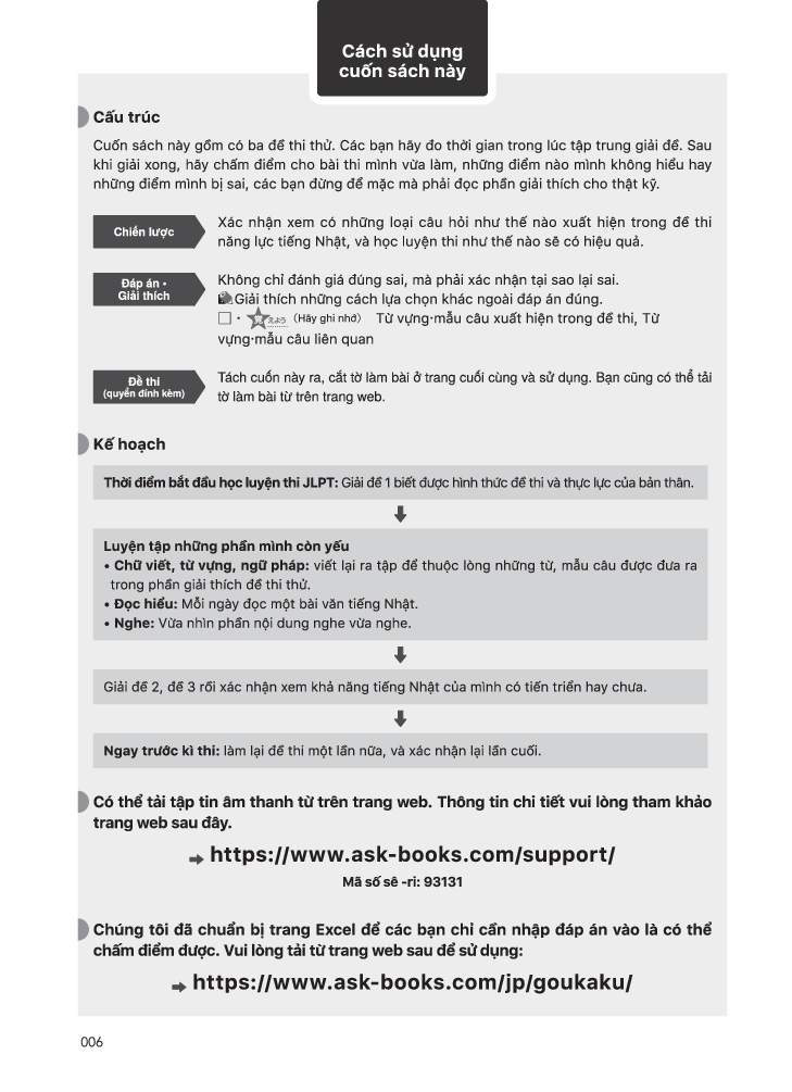 kỳ thi năng lực nhật ngữ n4 - bộ đề luyện thi (3 bộ đề)