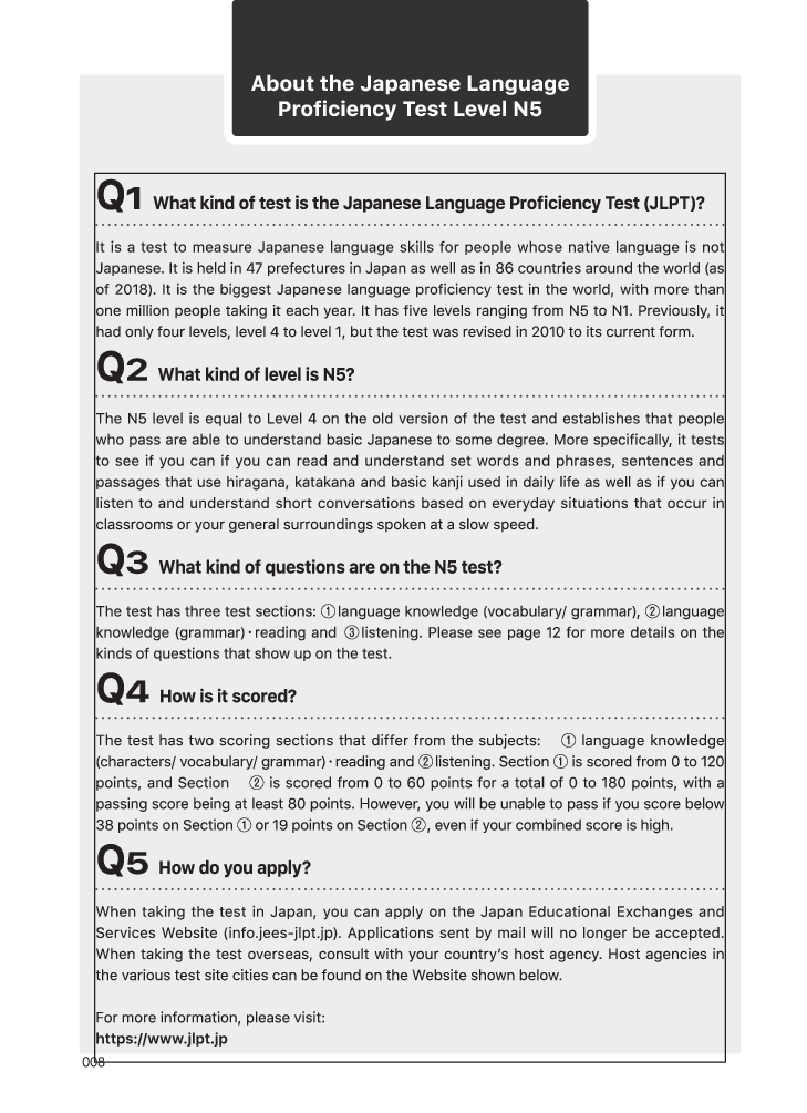 kỳ thi năng lực nhật ngữ n5 - bộ đề luyện thi (3 bộ đề)