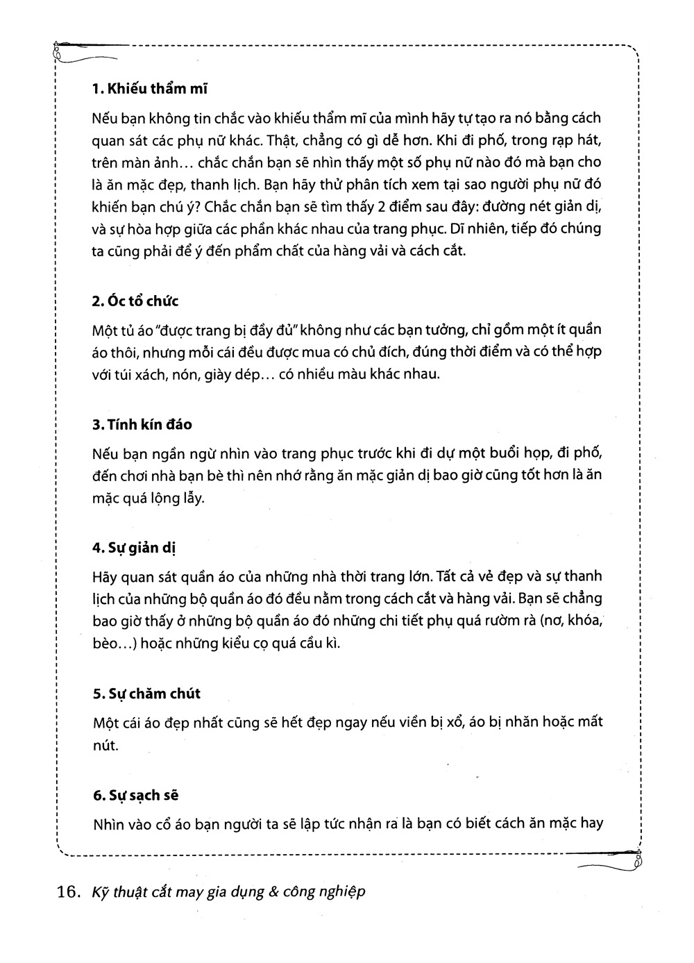 kỹ thuật cắt may gia dụng và công nghiệp - thiết kế thực hành các mẫu trang phục