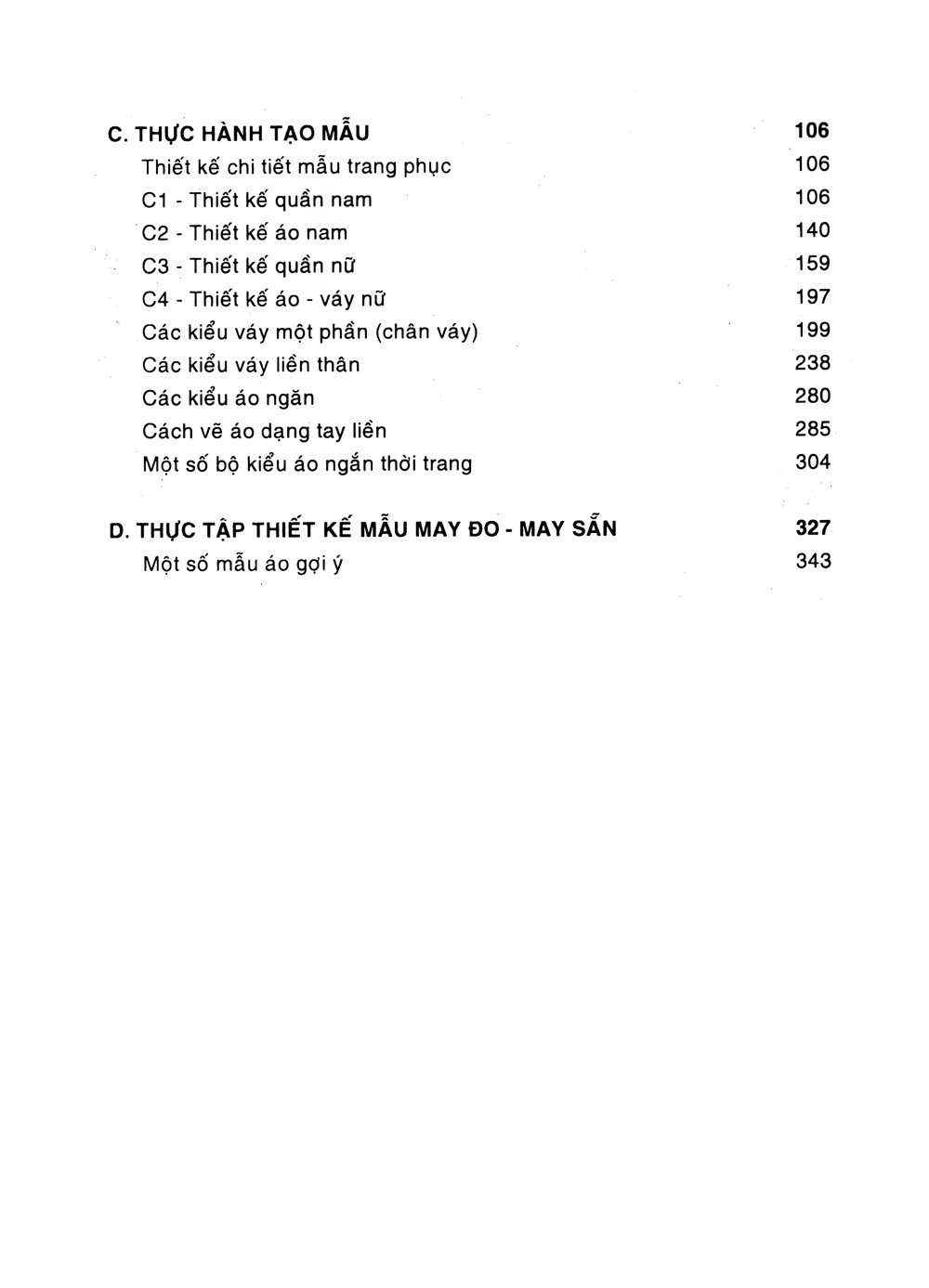 kỹ thuật cắt may gia dụng và công nghiệp - thiết kế thực hành các mẫu trang phục