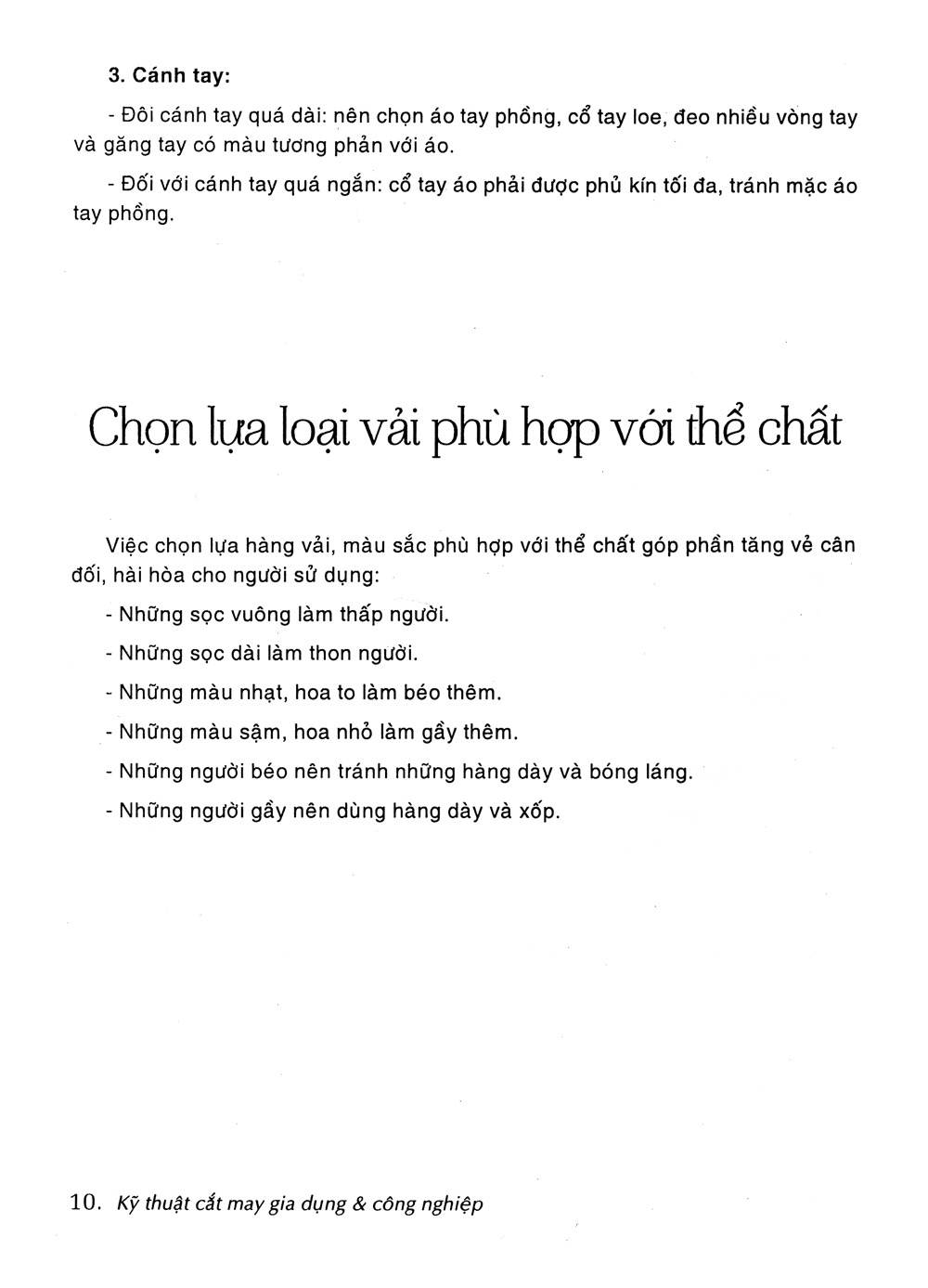 kỹ thuật cắt may gia dụng và công nghiệp - thiết kế thực hành các mẫu trang phục