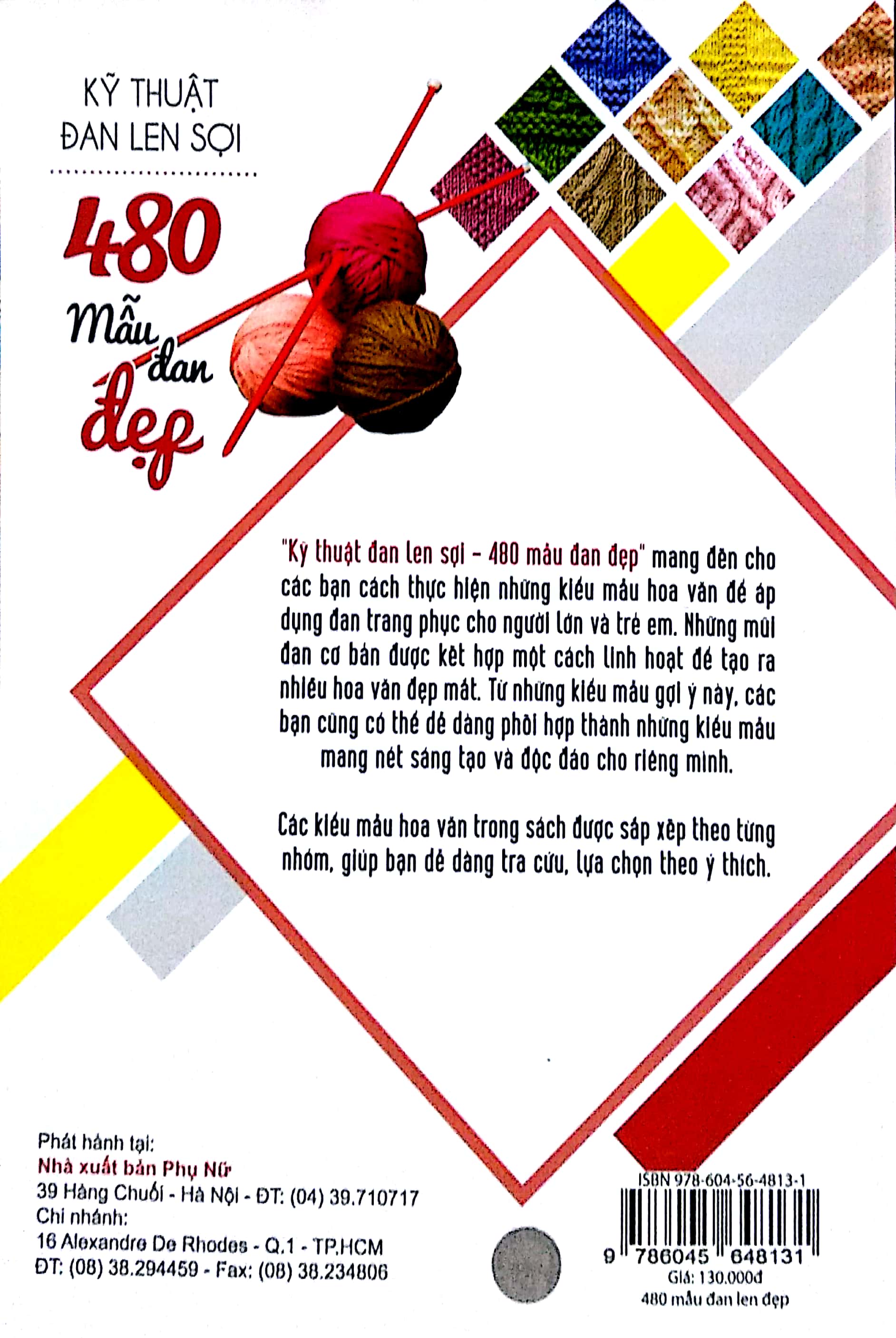 kỹ thuật đan len sợi – 480 mẫu đan đẹp