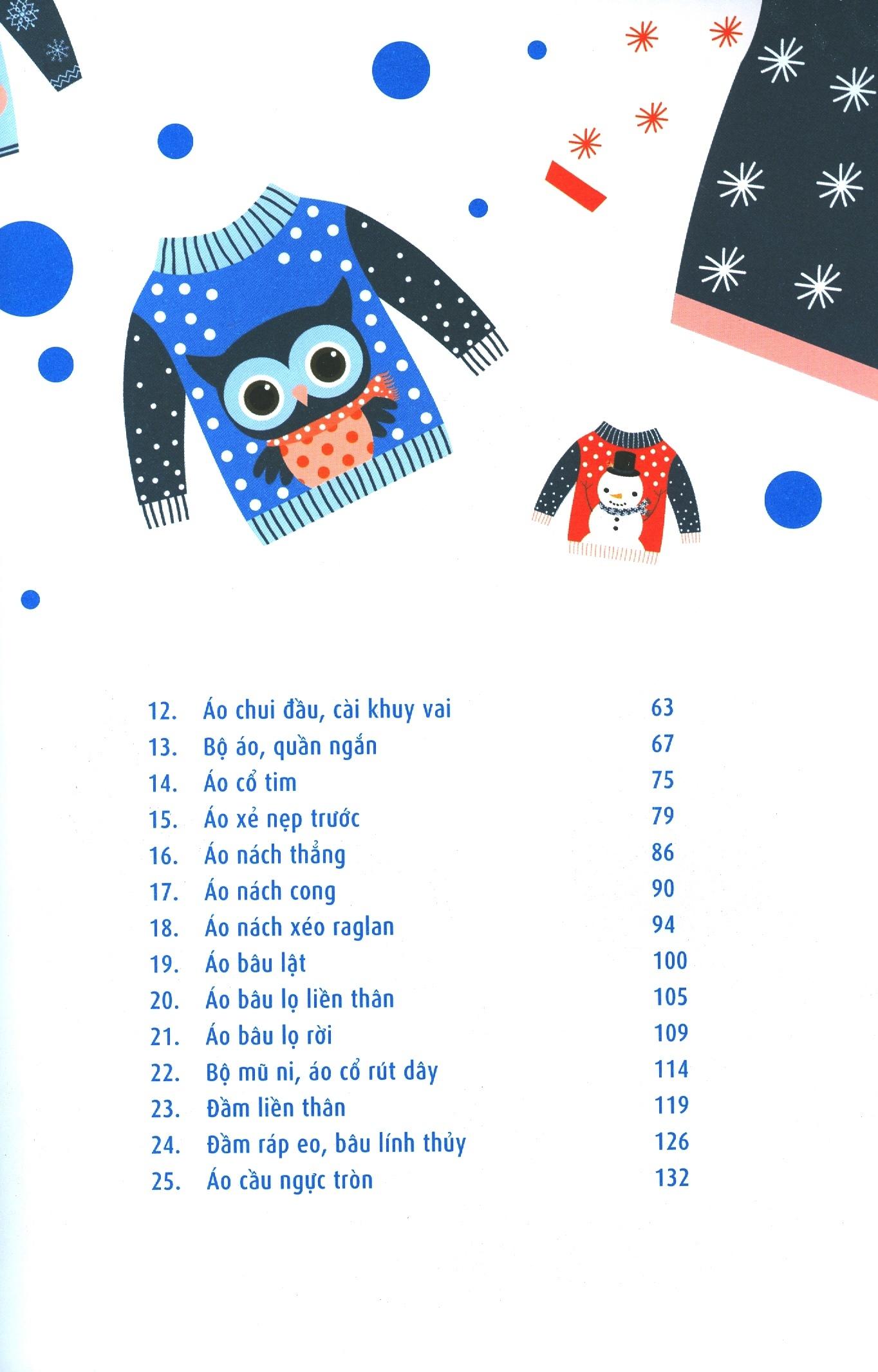 kỹ thuật đan len sợi - trang phục trẻ em