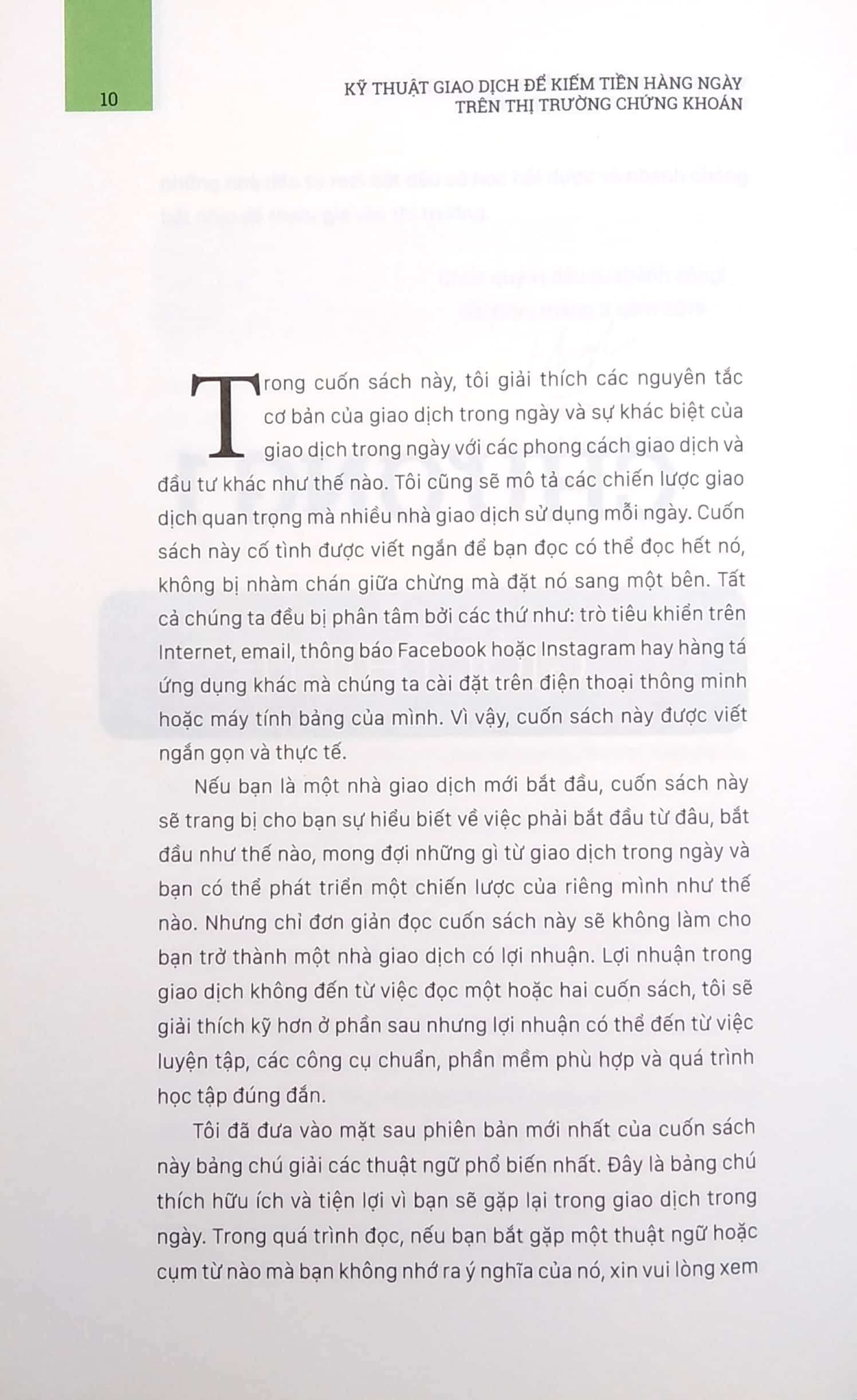 kỹ thuật giao dịch để kiếm tiền hàng ngày trên thị trường chứng khoán - day trade for a living (tái bản 2022)