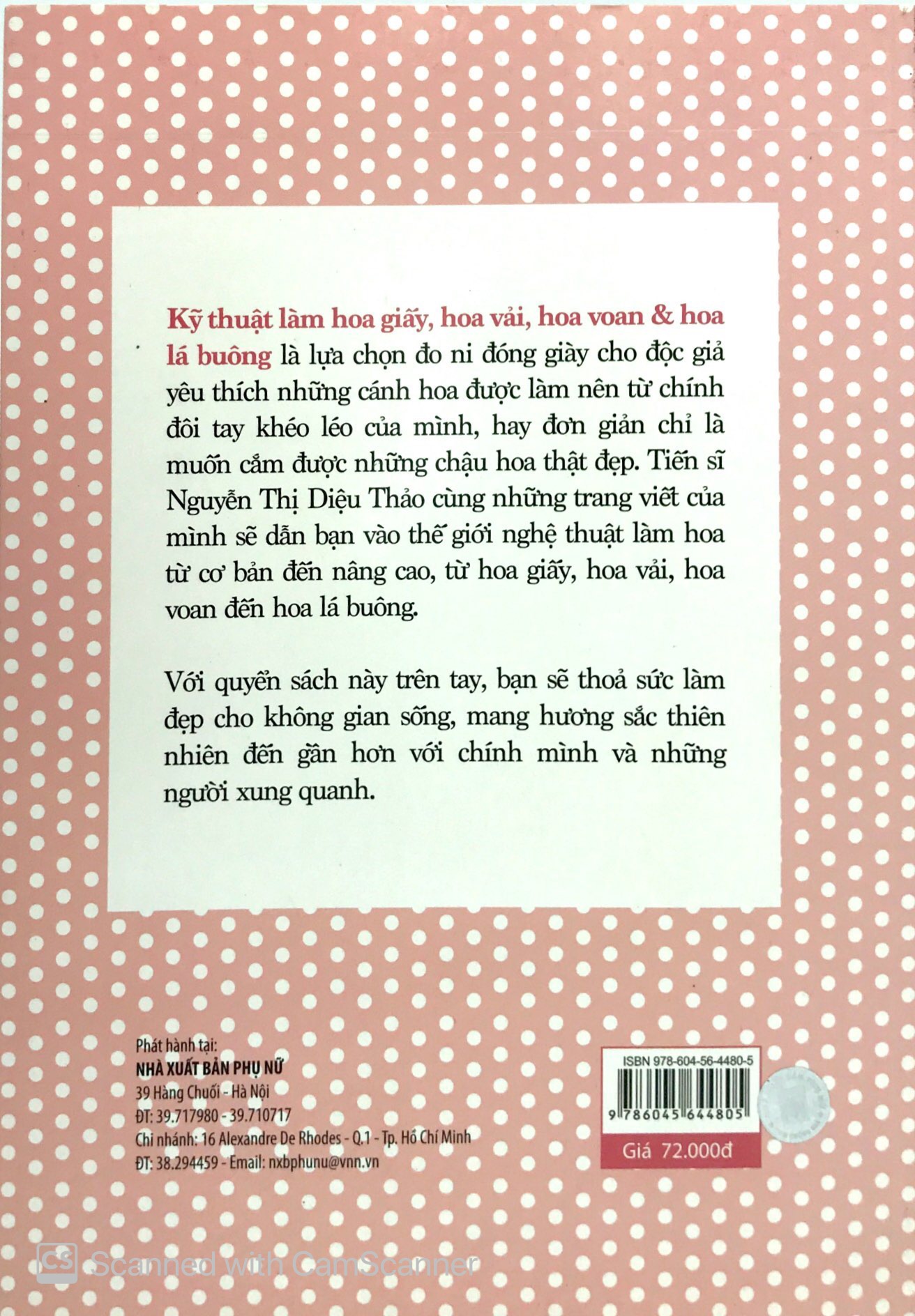 kỹ thuật làm hoa giấy, hoa vải, hoa voan và hoa lá buông