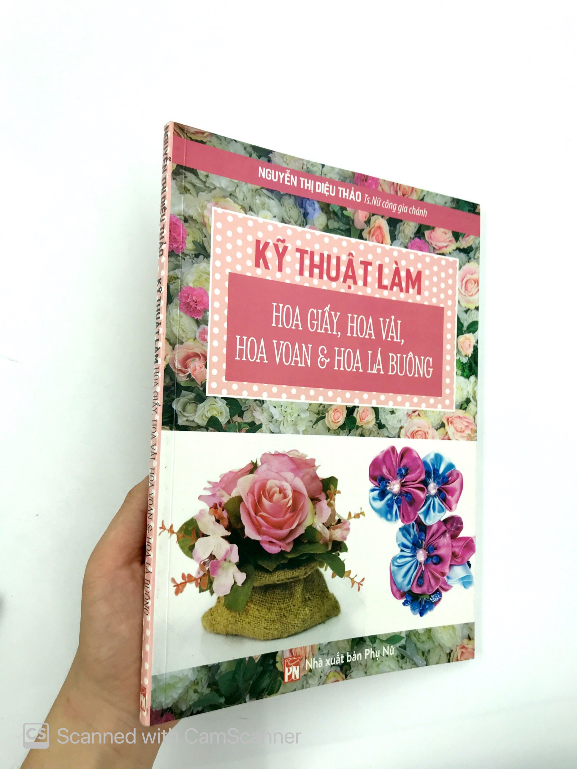 kỹ thuật làm hoa giấy, hoa vải, hoa voan và hoa lá buông