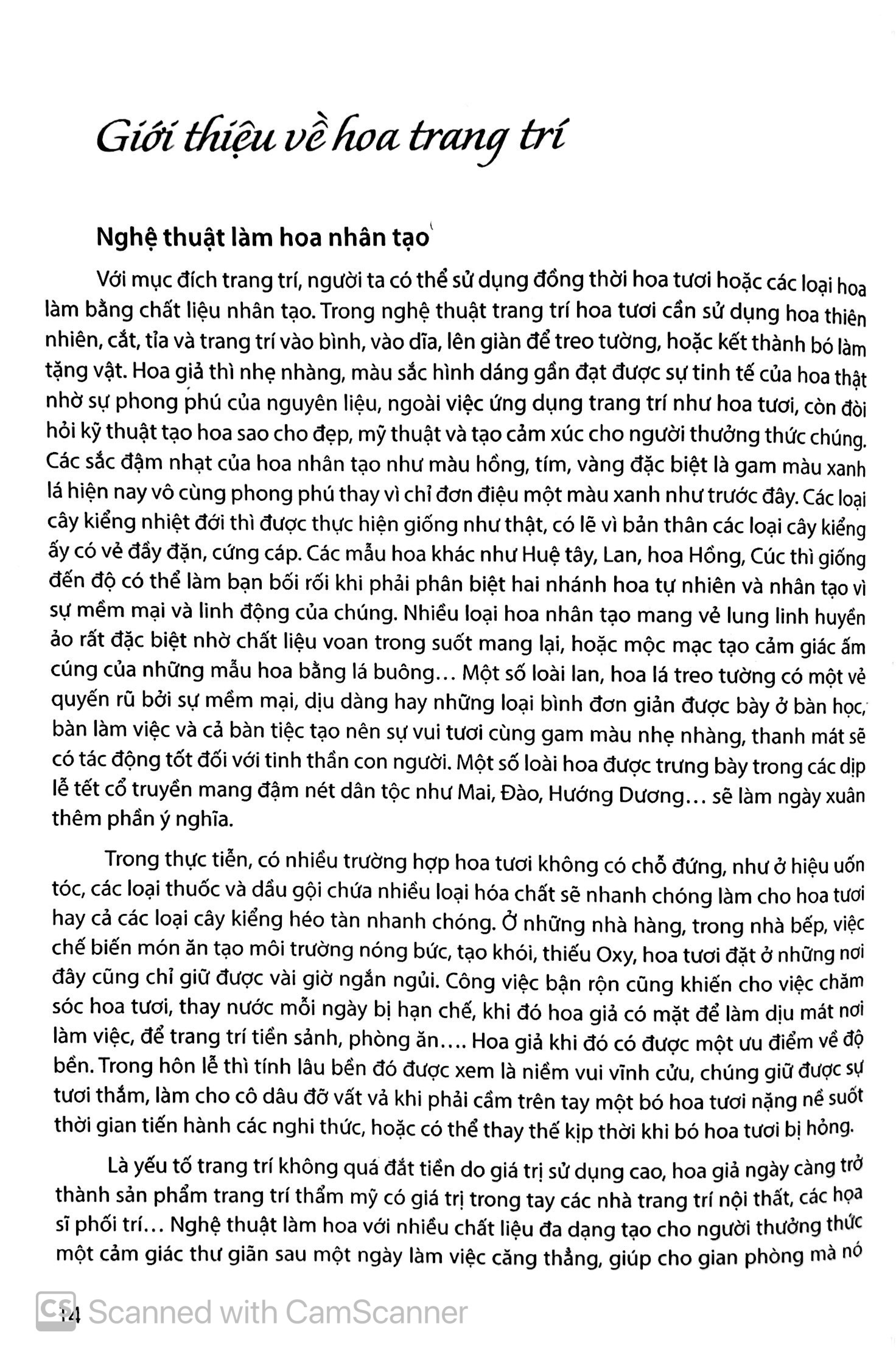 kỹ thuật làm hoa giấy, hoa vải, hoa voan và hoa lá buông