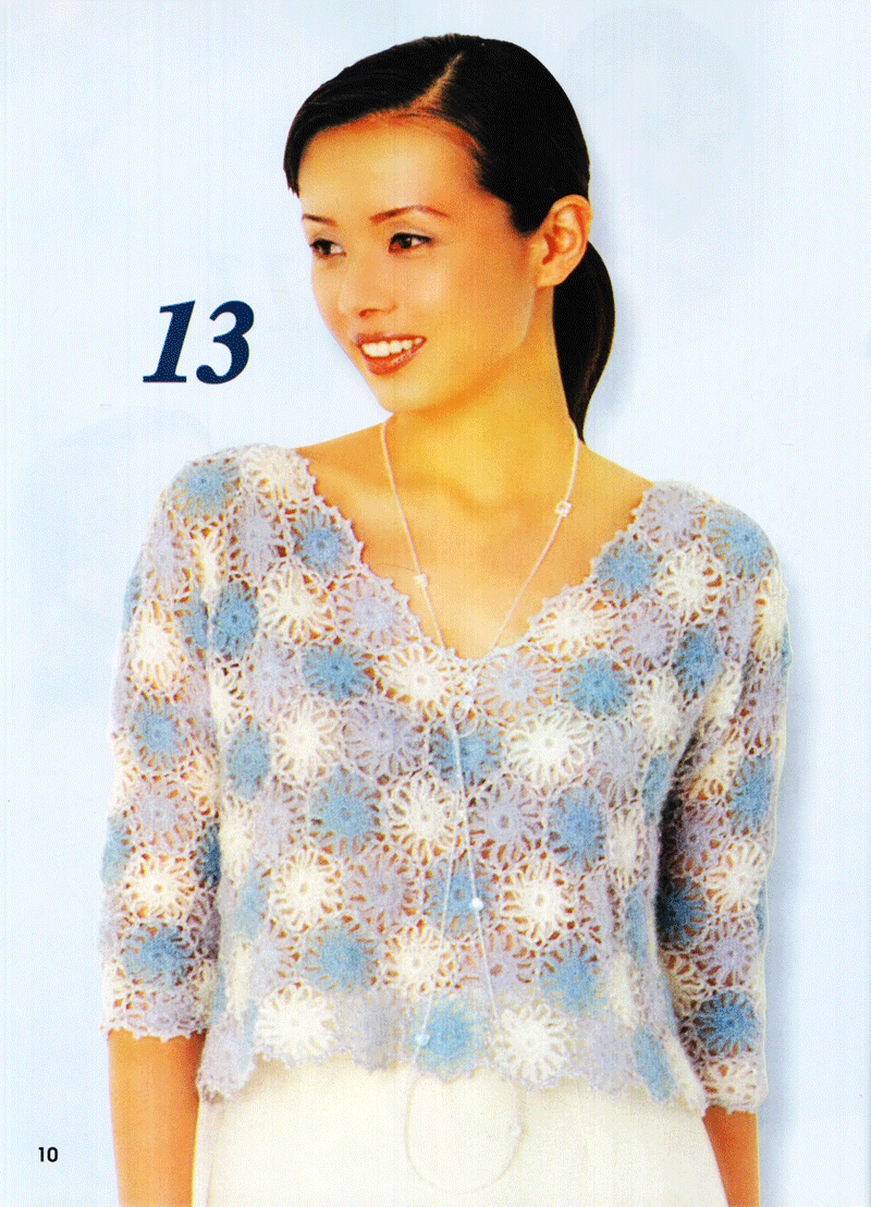 kỹ thuật móc len sợi - thời trang hè thu