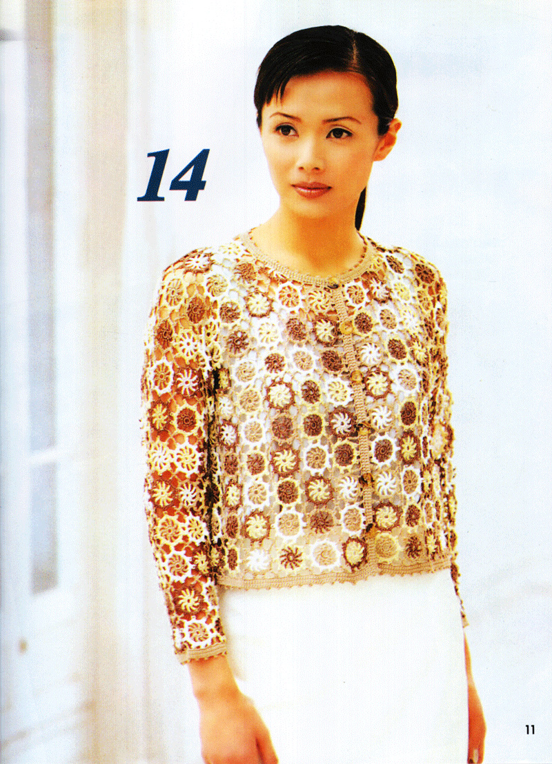 kỹ thuật móc len sợi - thời trang hè thu