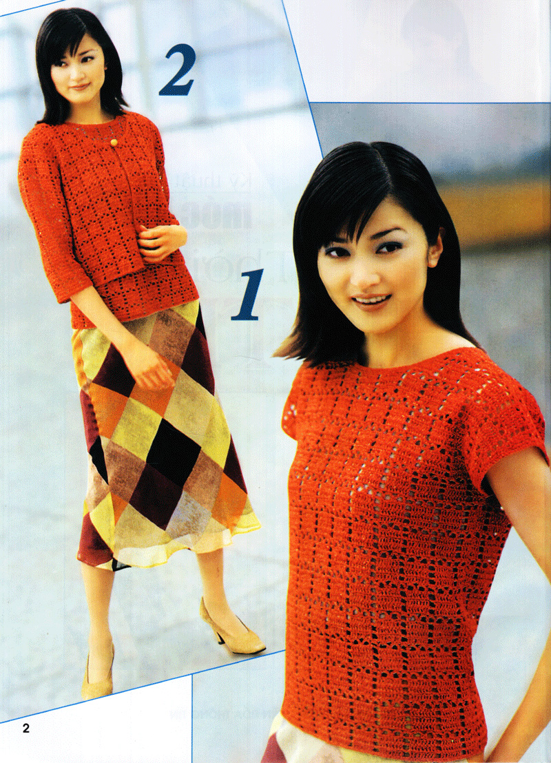 kỹ thuật móc len sợi - thời trang hè thu