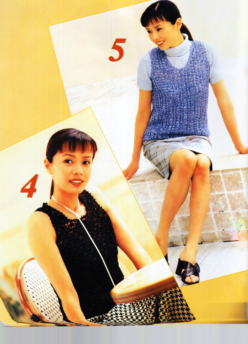 kỹ thuật móc len sợi - thời trang hè thu